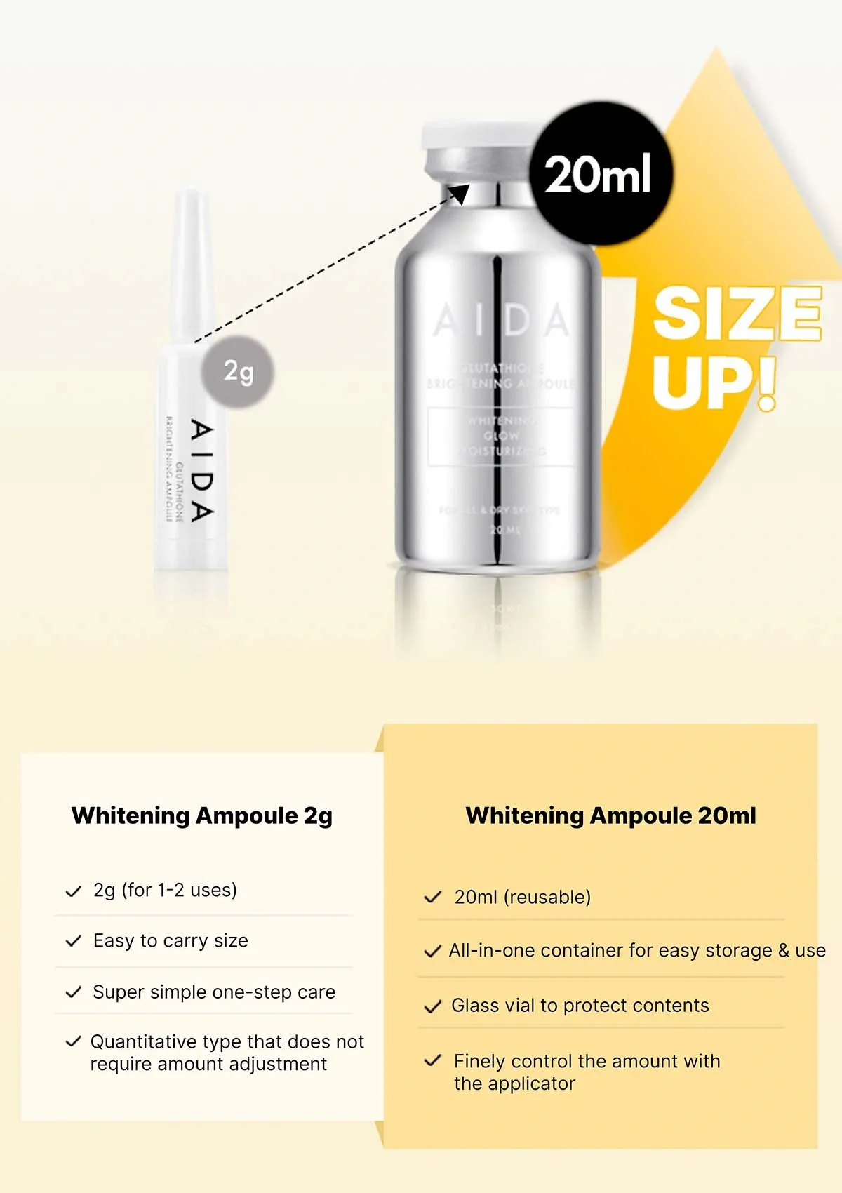 [AIDA] Glutathione Brightening Ampoule 20ml - Image 5