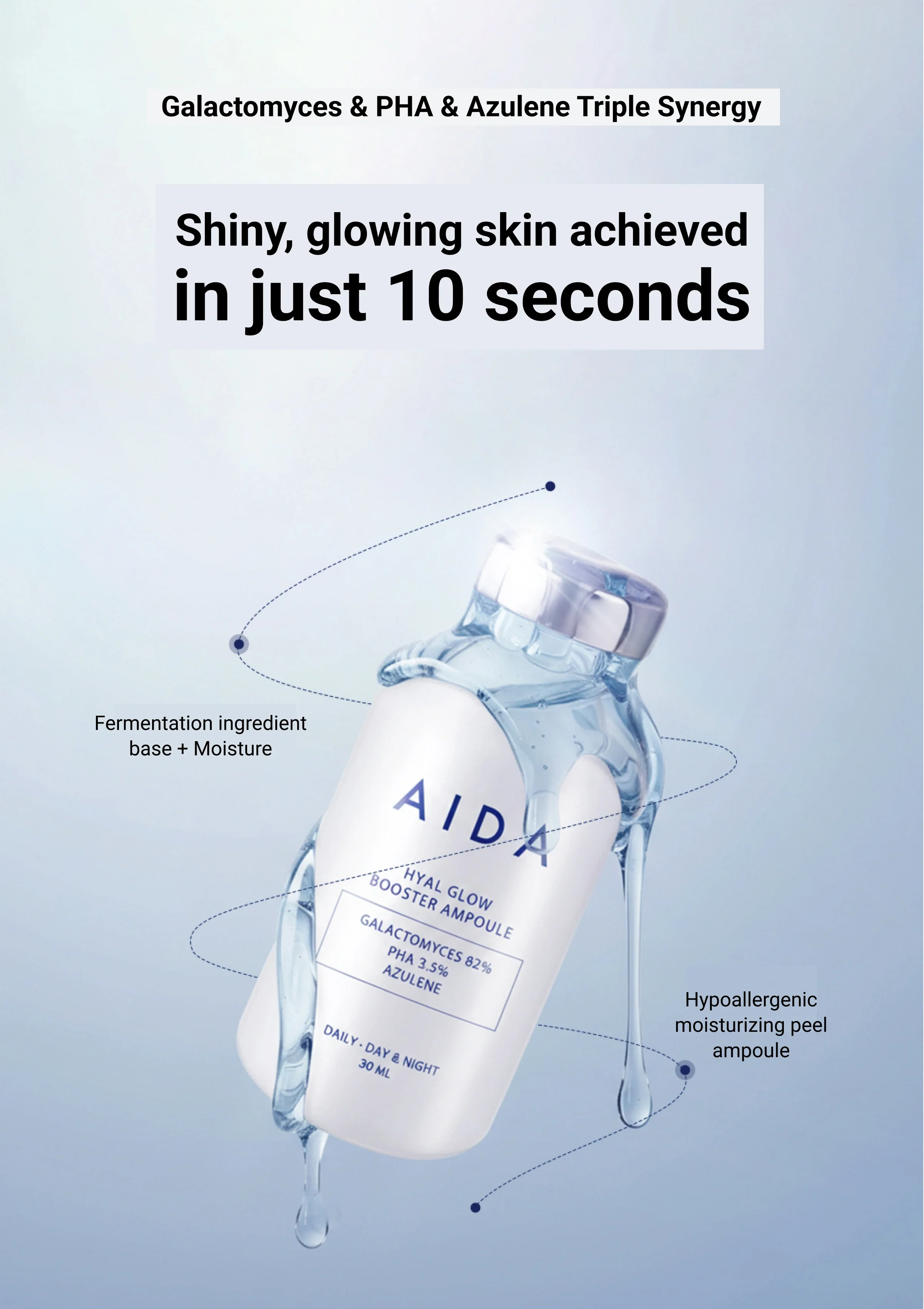 [AIDA] Hyal Glow Booster Ampoule 30ml - Image 7