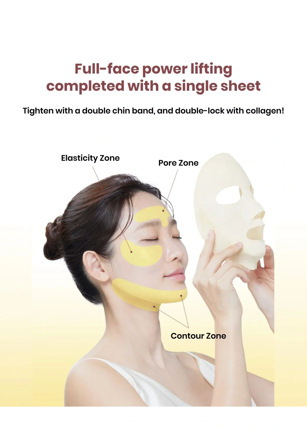 [AIDA] V-Collagen Power Lifting Mask  (1 Box = 4 Masks x 23.77g) - Image 5