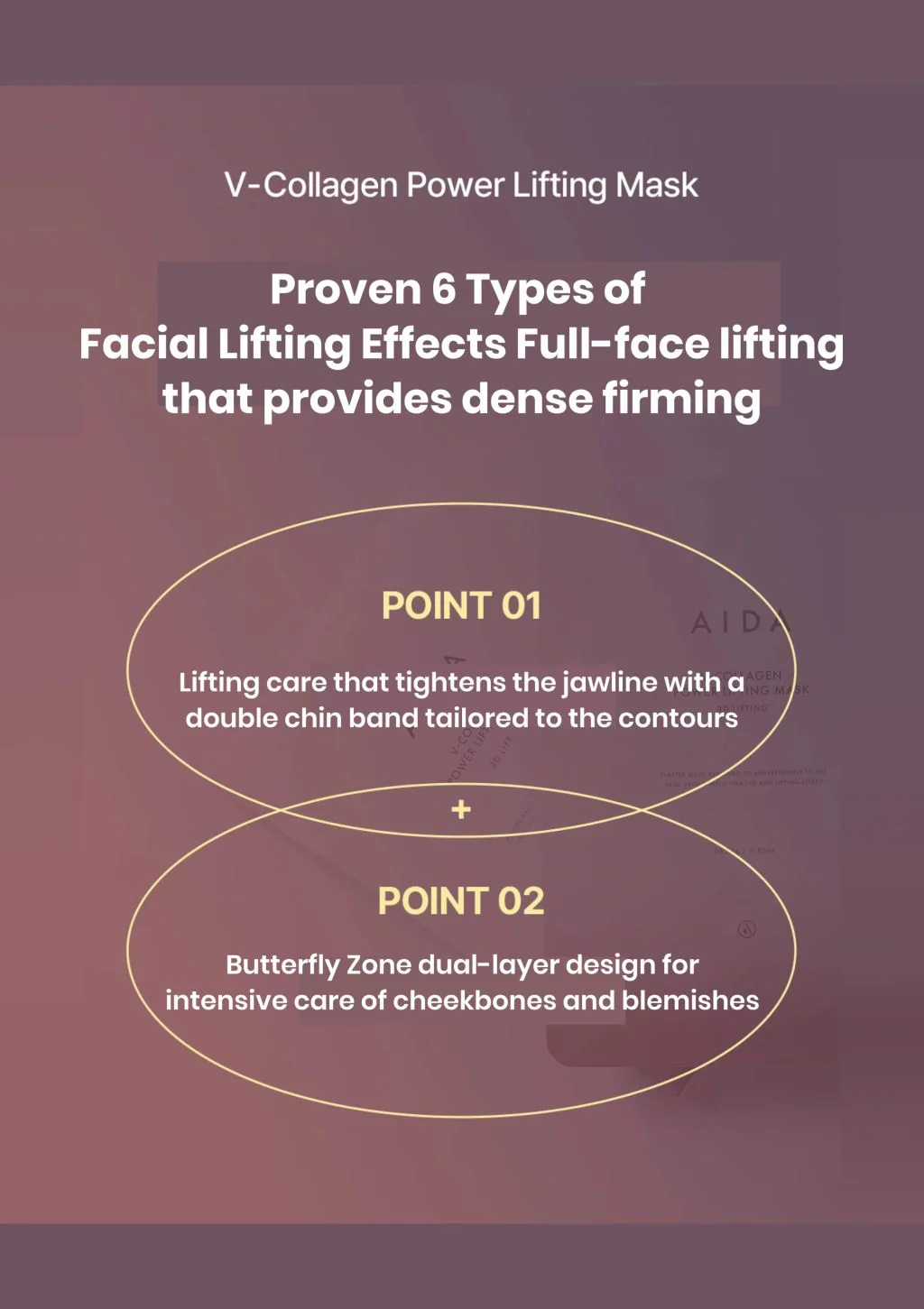 [AIDA] V-Collagen Power Lifting Mask  (1 Box = 4 Masks x 23.77g) - Image 7