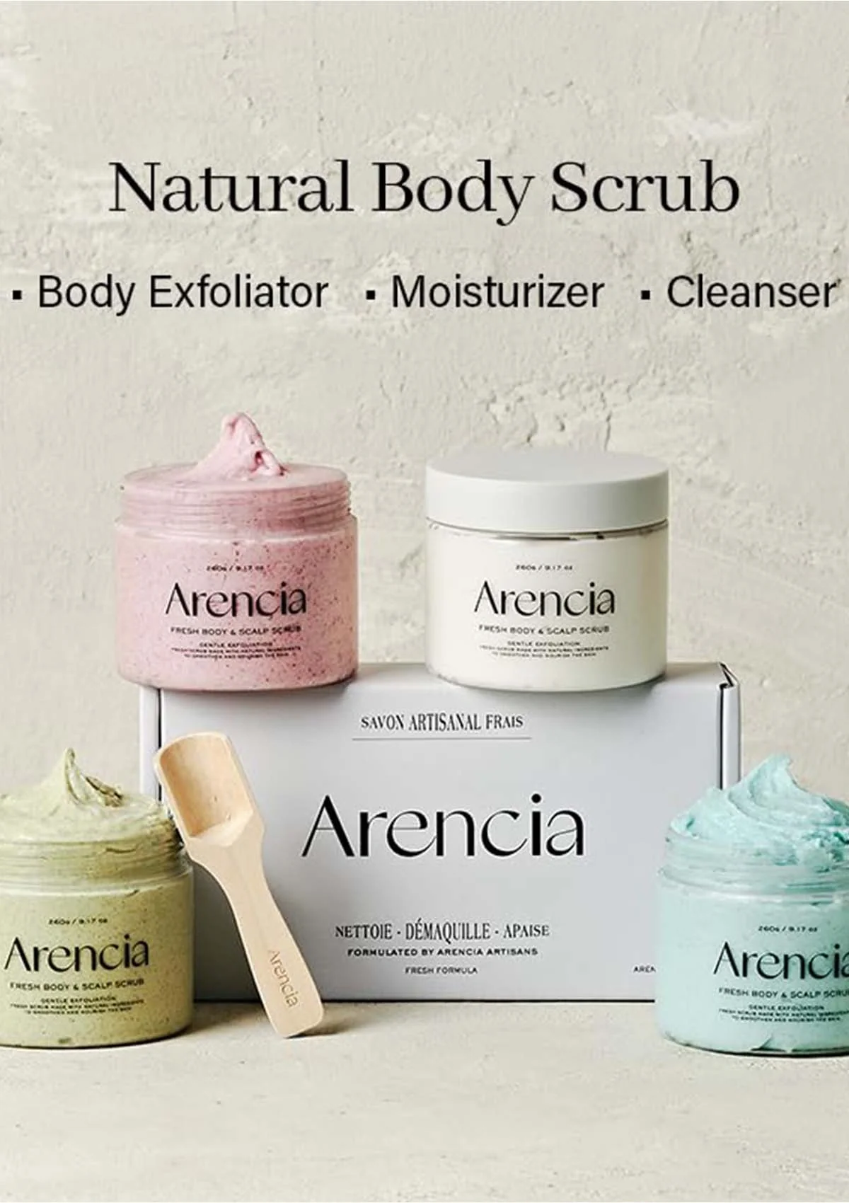 [ARENCIA] Cloud Body & Scalp Scrub  260g - Image 3
