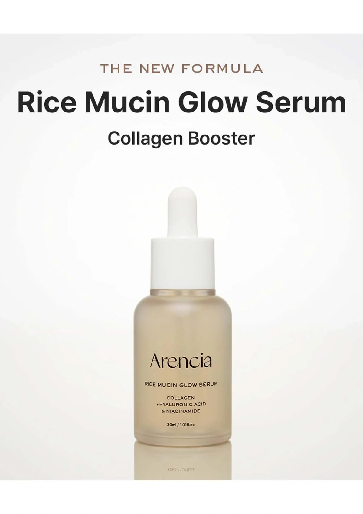 [ARENCIA] Rice Mucin Glow Serum 30ml - Image 3