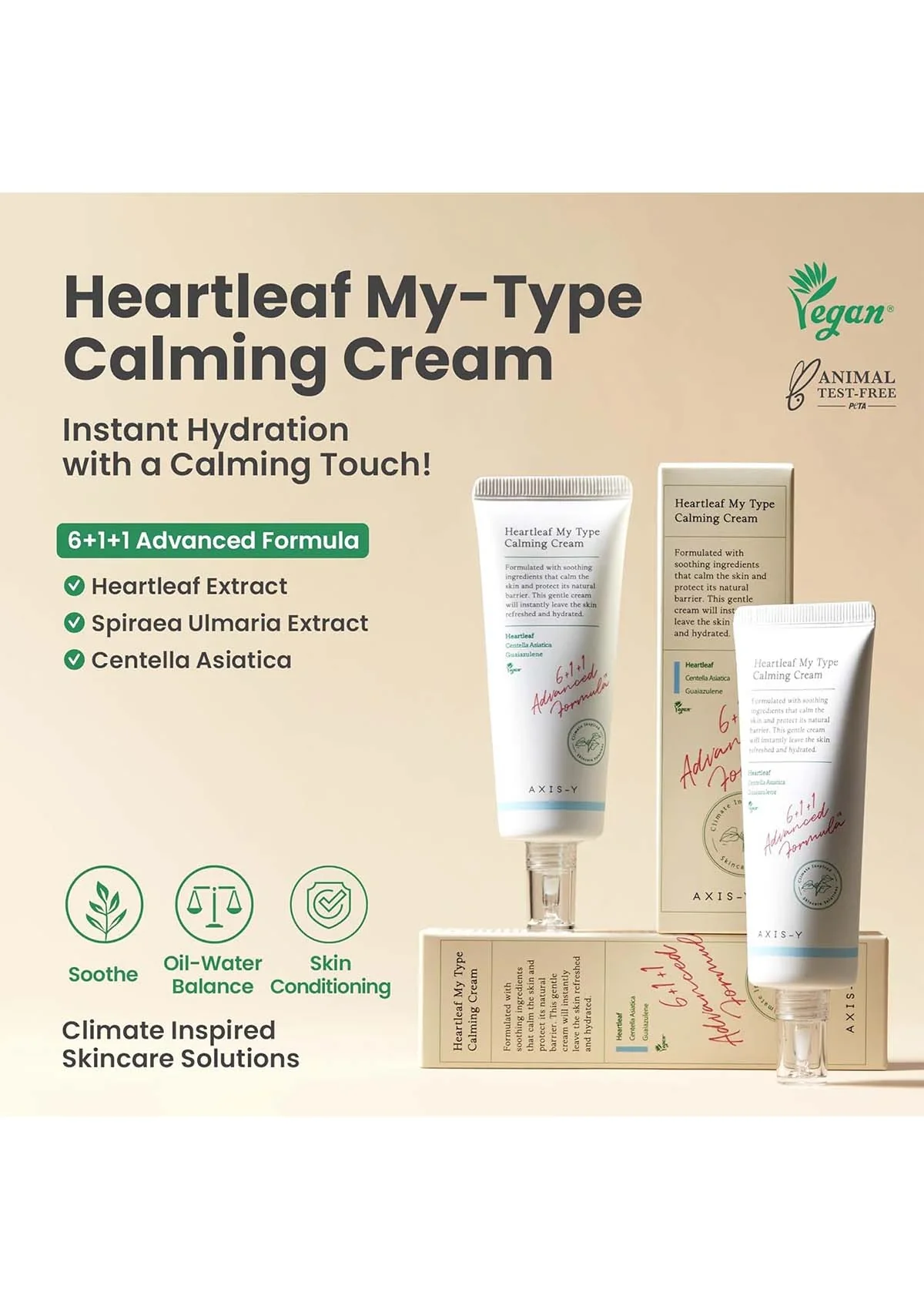 [AXIS-Y] Heartleaf My Type Calming Cream 60ml - Image 8