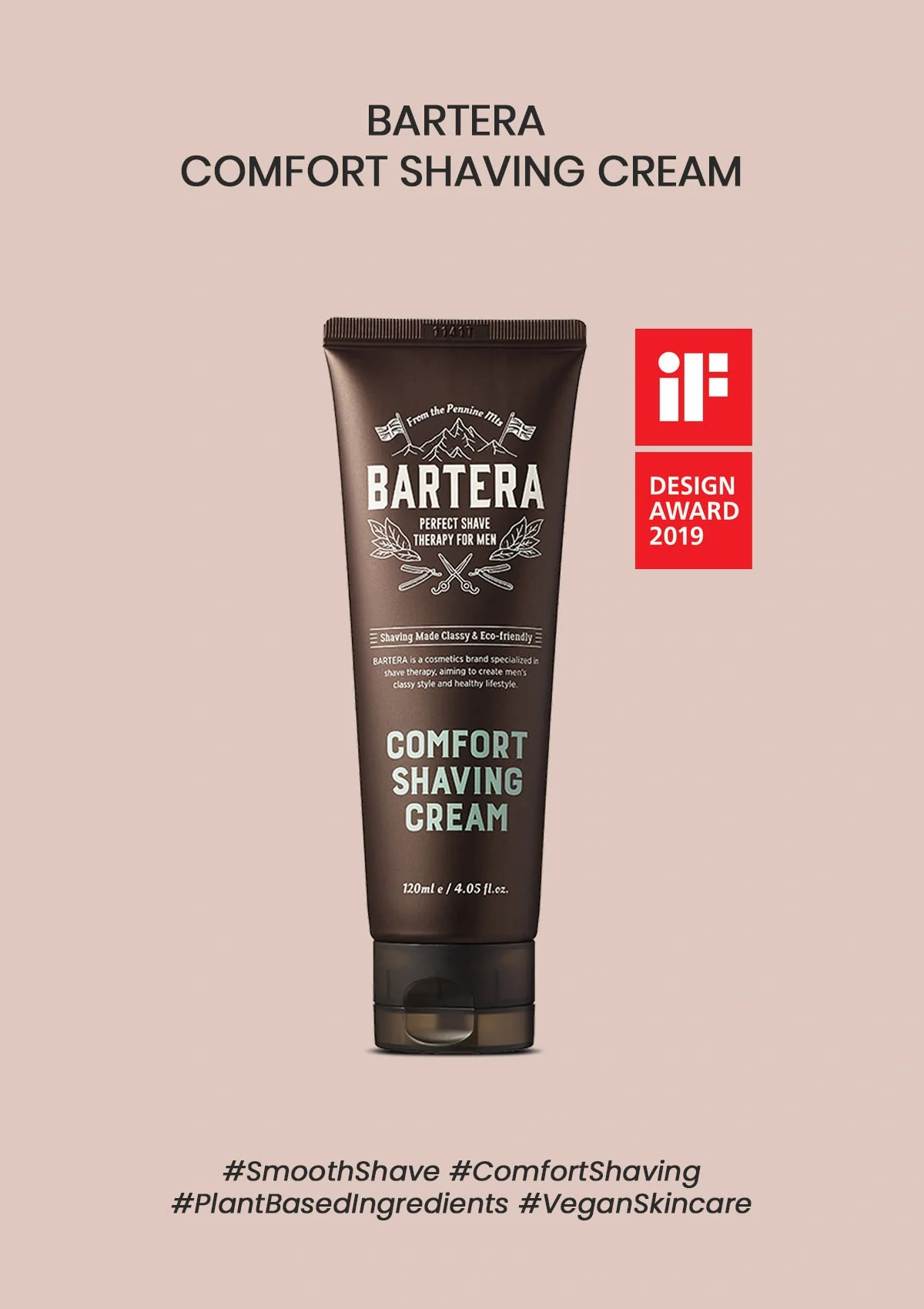 [BARTERA] Comfort Shaving Cream 120ml