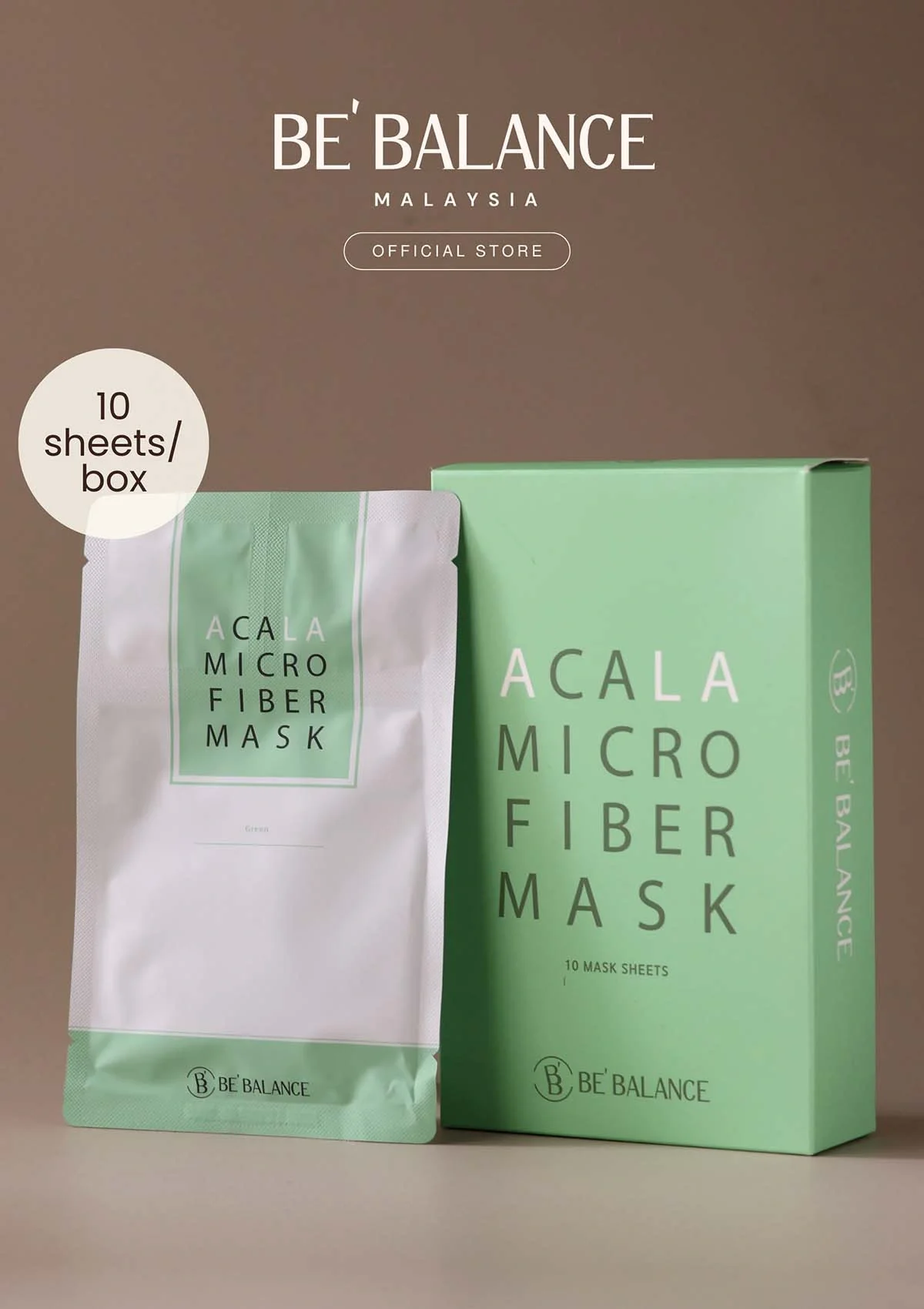[BE'BALANCE] Acala Microfiber Mask (1 Box = 30g x 10 Masks) - Image 3