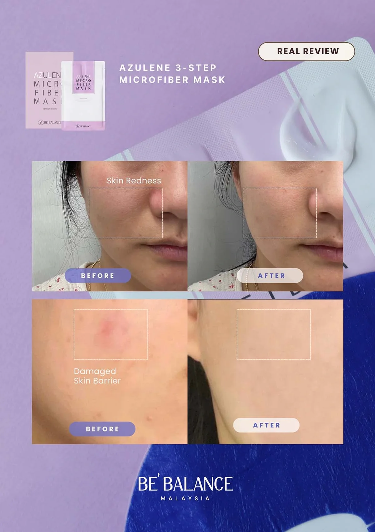 [BE'BALANCE] Microfiber Masks (1 Box = 30g x 10 Masks) - Image 38