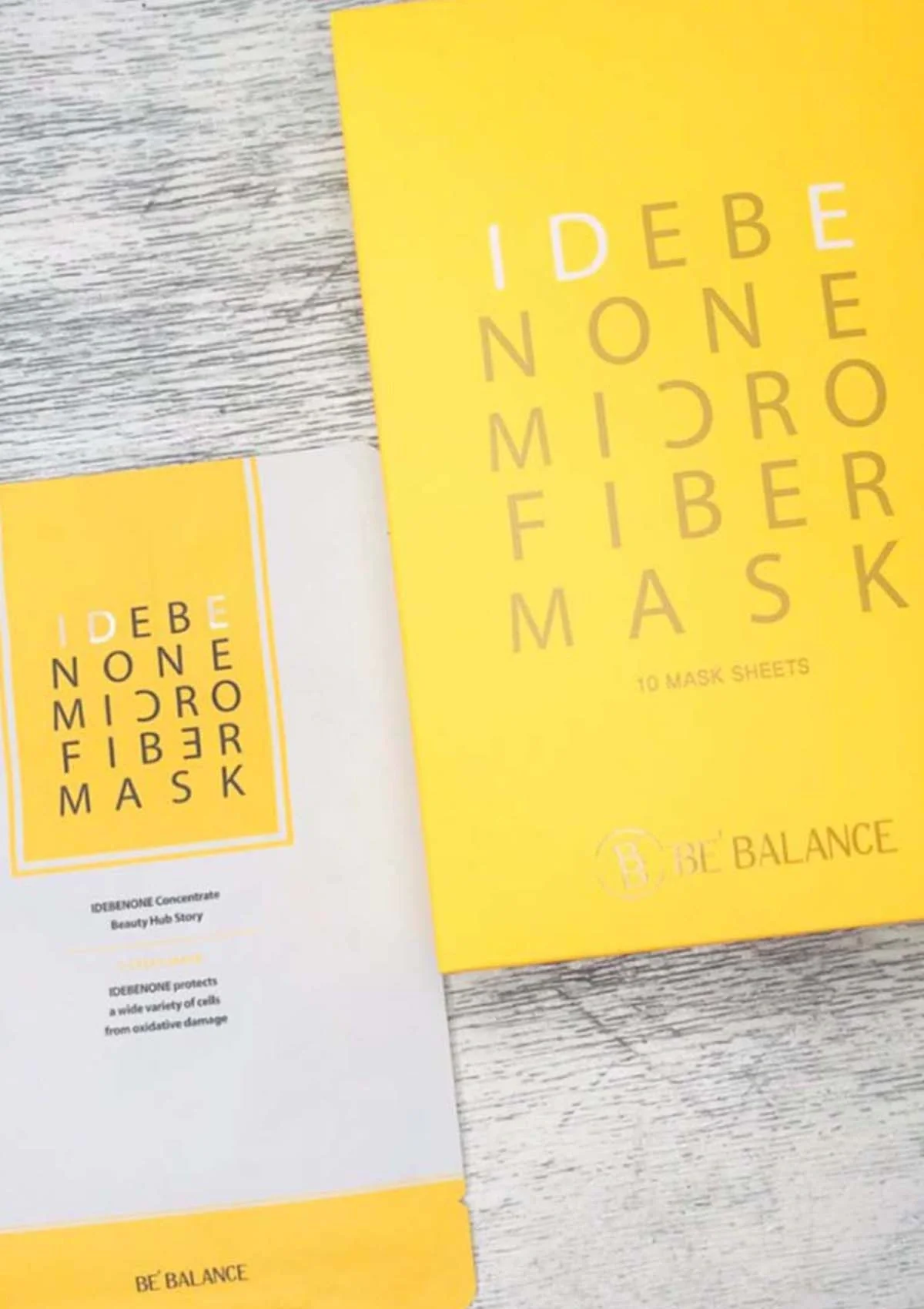 [BE'BALANCE] Idebenone Microfiber Mask (1 Box = 30g x 10 Masks) - Image 13