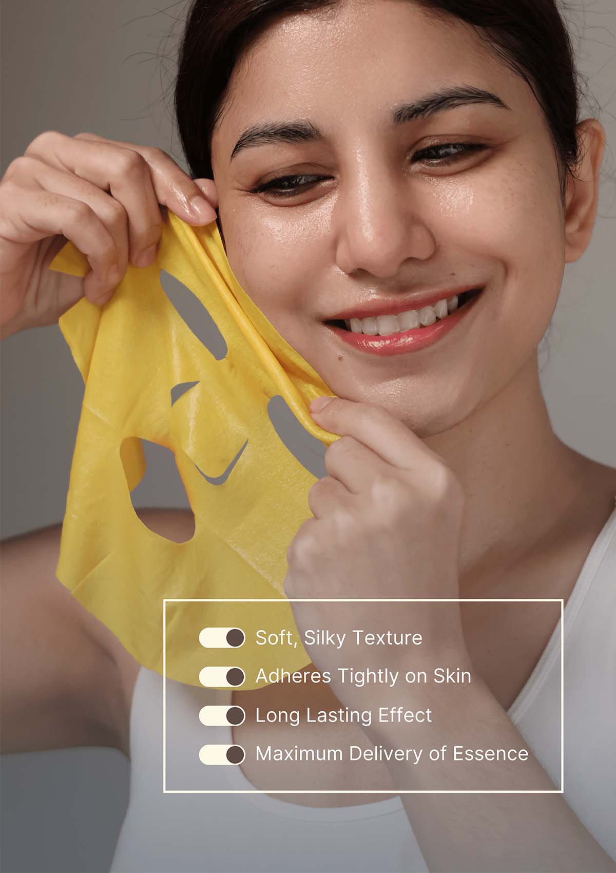 [BE'BALANCE] Idebenone Microfiber Mask (1 Box = 30g x 10 Masks) - Image 3