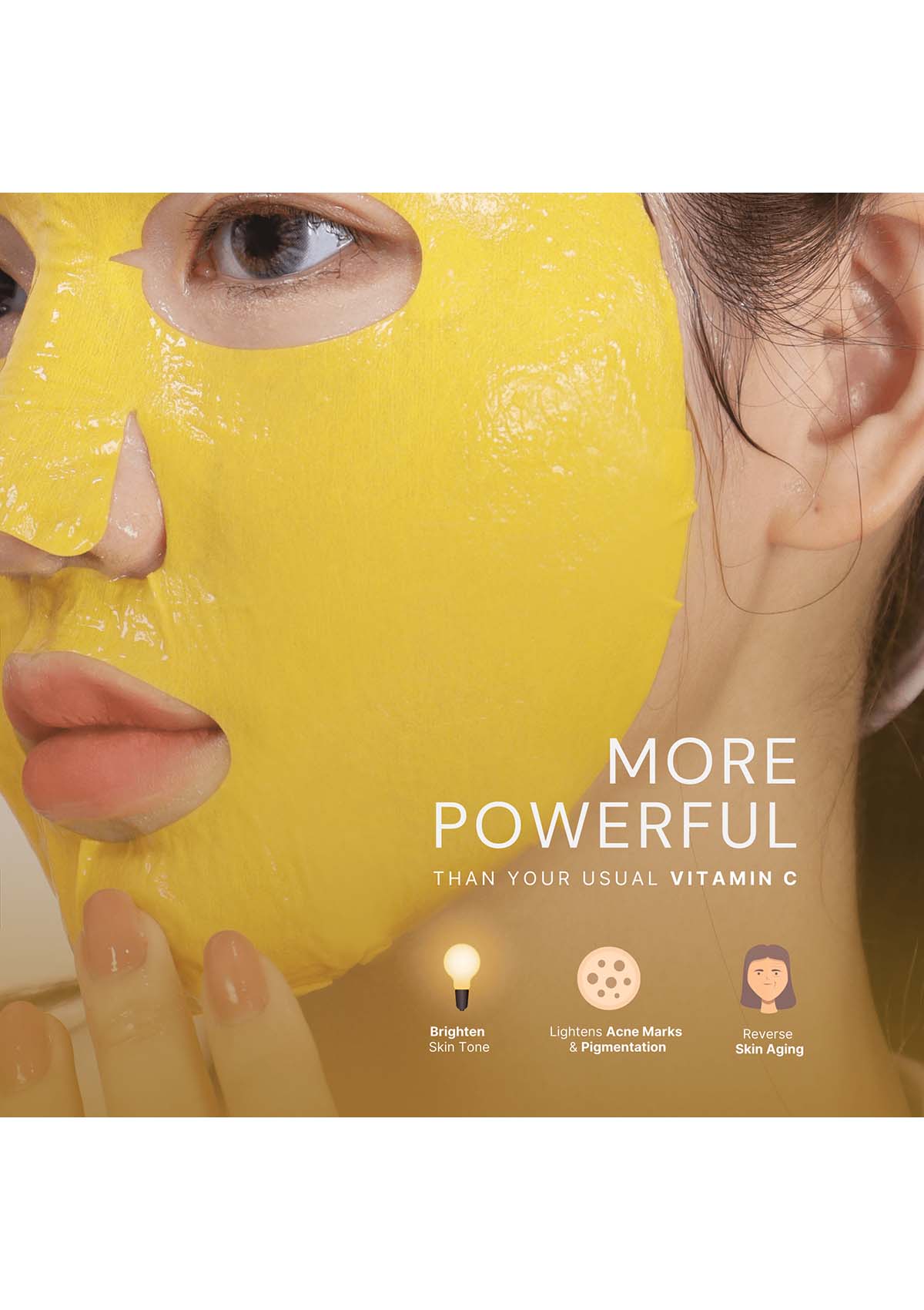 [BE'BALANCE] Idebenone Microfiber Mask (1 Box = 30g x 10 Masks) - Image 5