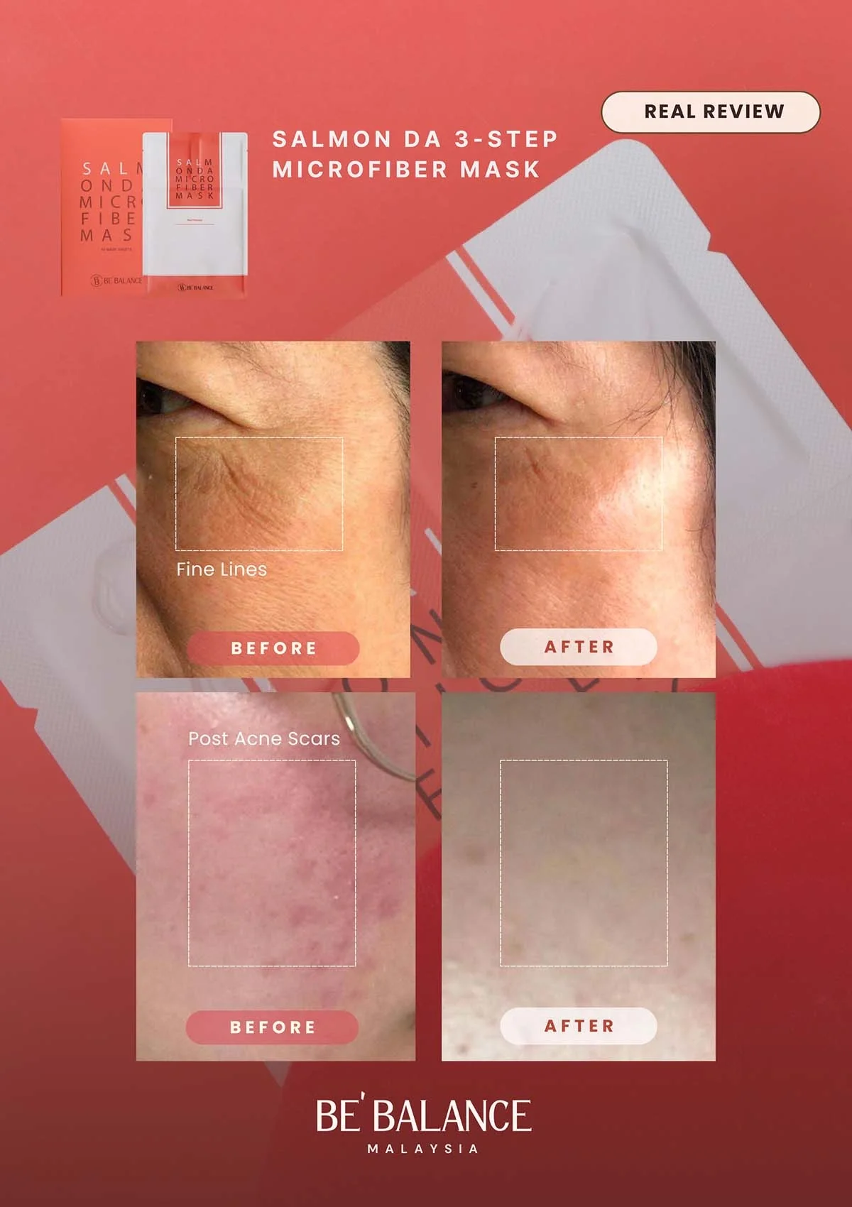 [BE'BALANCE] Microfiber Masks (1 Box = 30g x 10 Masks) - Image 17