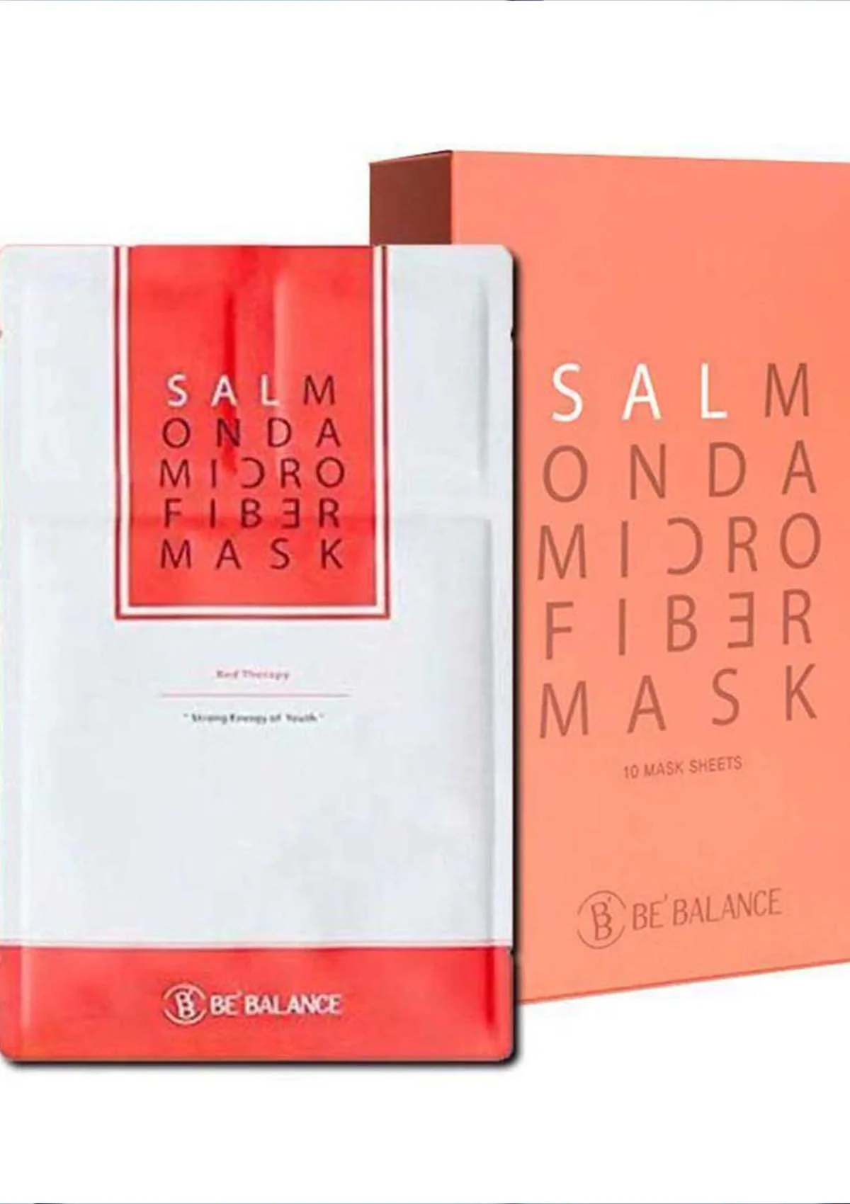 [BE'BALANCE] Salmon Da Microfiber Mask (1 Box = 30g x 10 Masks) - Image 8