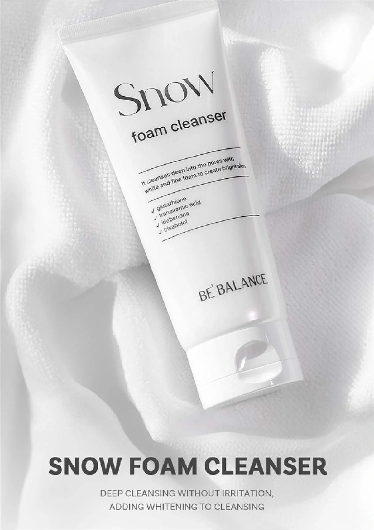 [BE'BALANCE] Snow Foam Cleanser 150g - Image 3