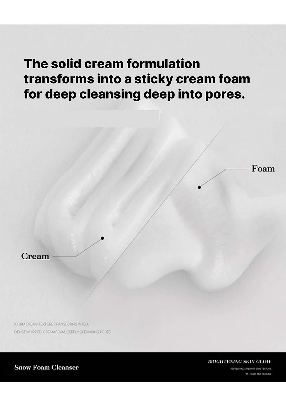 [BE'BALANCE] Snow Foam Cleanser 150g - Image 5