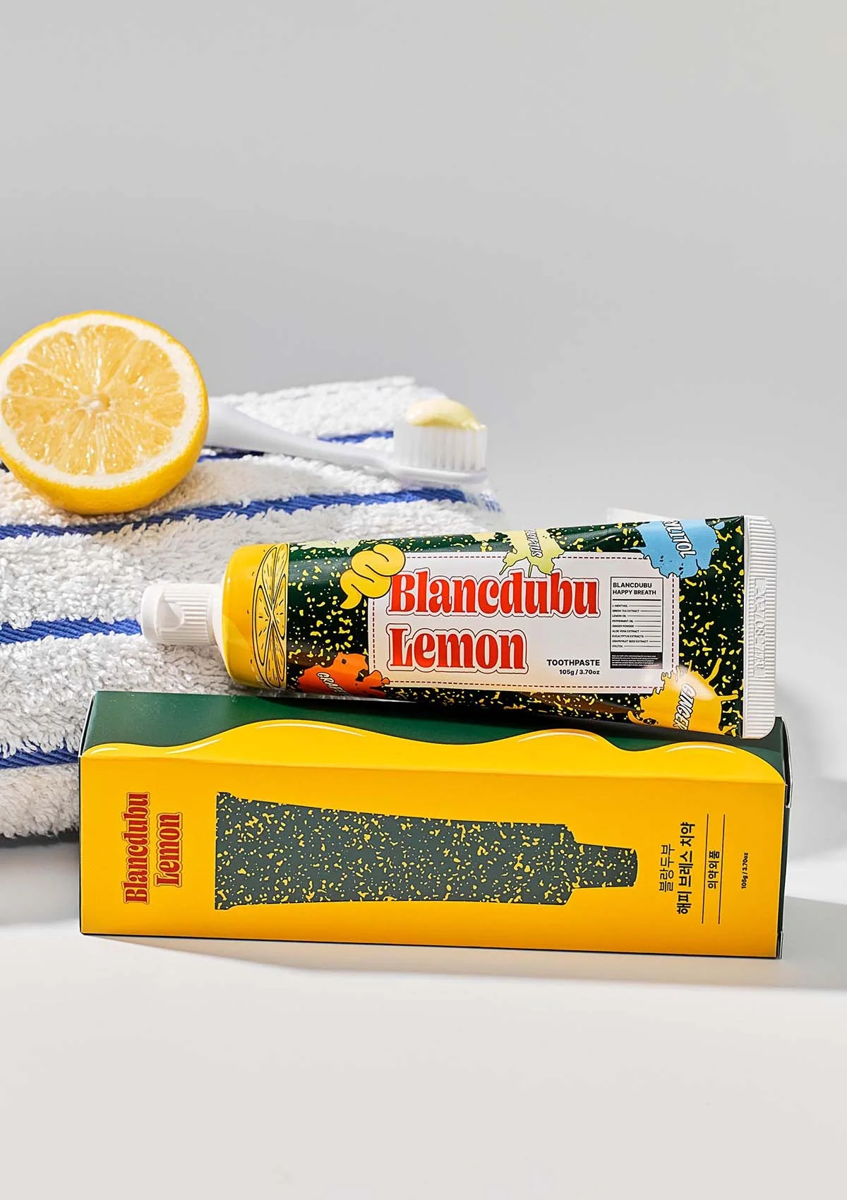 [BLANC DUBU] Happy Breath Lemon Toothpaste 105g - Image 2