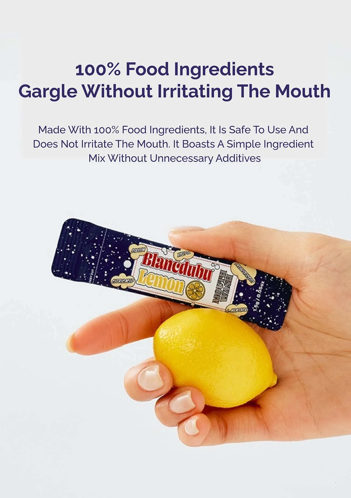 [BLANC DUBU] Happy Breath Mouth Wash Lemon | Peach (1 Box = 1.5g × 28 Sticks) - Image 13