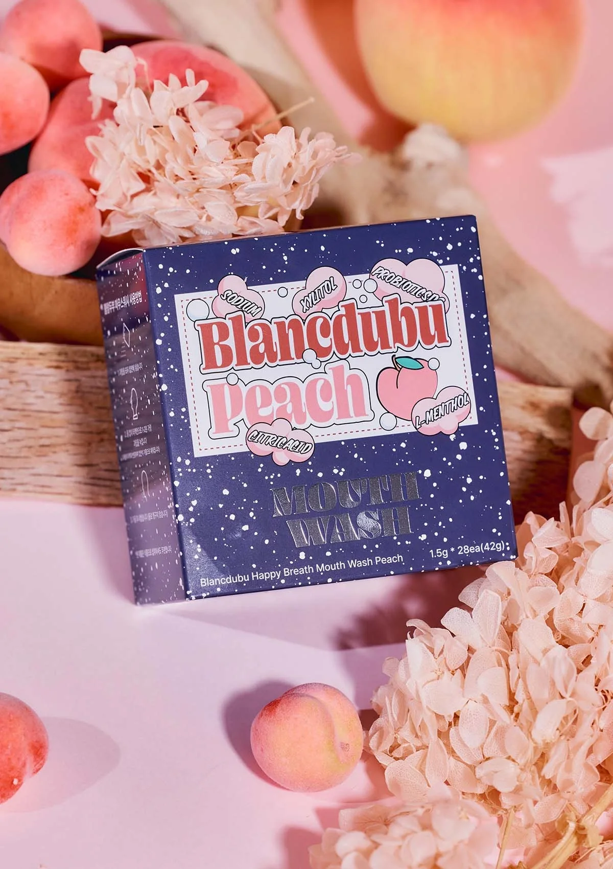 [BLANC DUBU] Happy Breath Mouth Wash Lemon | Peach (1 Box = 1.5g × 28 Sticks) - Image 20
