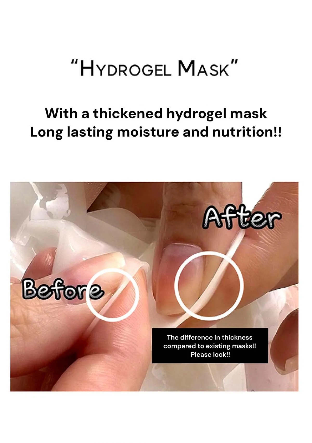 [BLANC DUBU] Nuborn Cell Hydrogel Collagen Face Mask (1 Box = 4 Masks x 41g) - Image 6