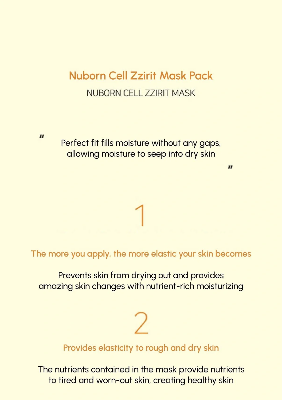 [BLANC DUBU] Nuborn Cell Zzirit Face Mask (1 Box = 5 Masks x 27ml) - Image 9