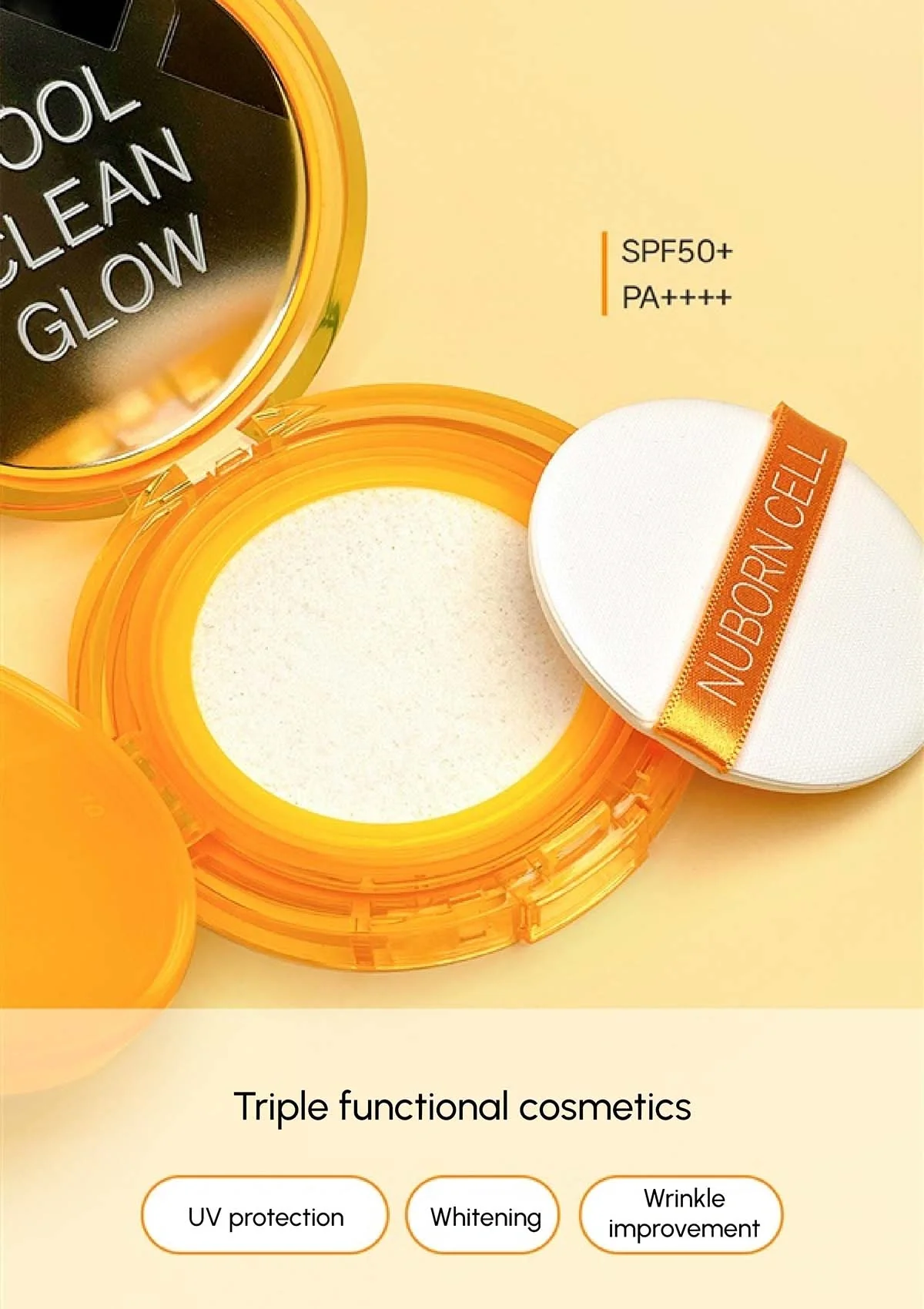 [BLANC DUBU] Nuborn Oil Cut Oil Paper Water Cool Sun Cushion SPF 50+ PA++++ 12g - Image 18