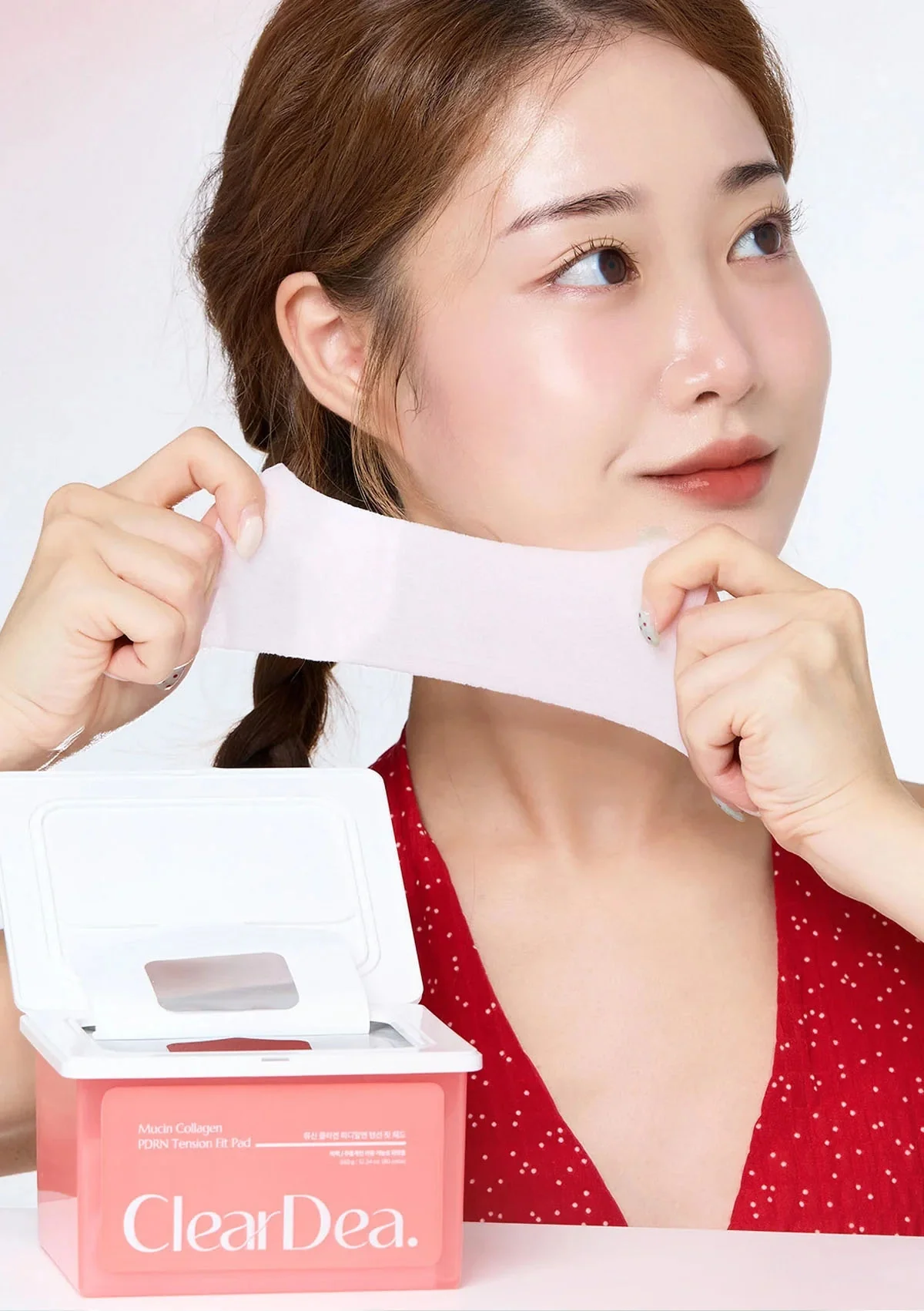 [CLEARDEA] Mucin Collagen PDRN Tension Fit Pad 350g (80 Pads) - Image 7