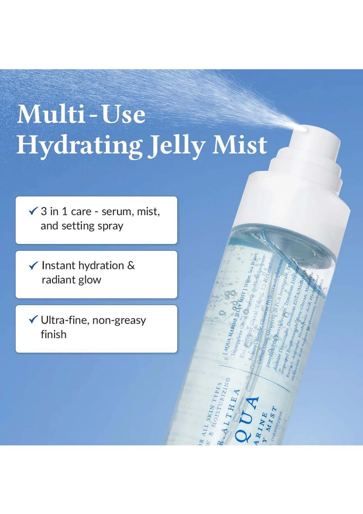 [DR. ALTHEA] Aqua Marine Jelly Mist 100ml - Image 4