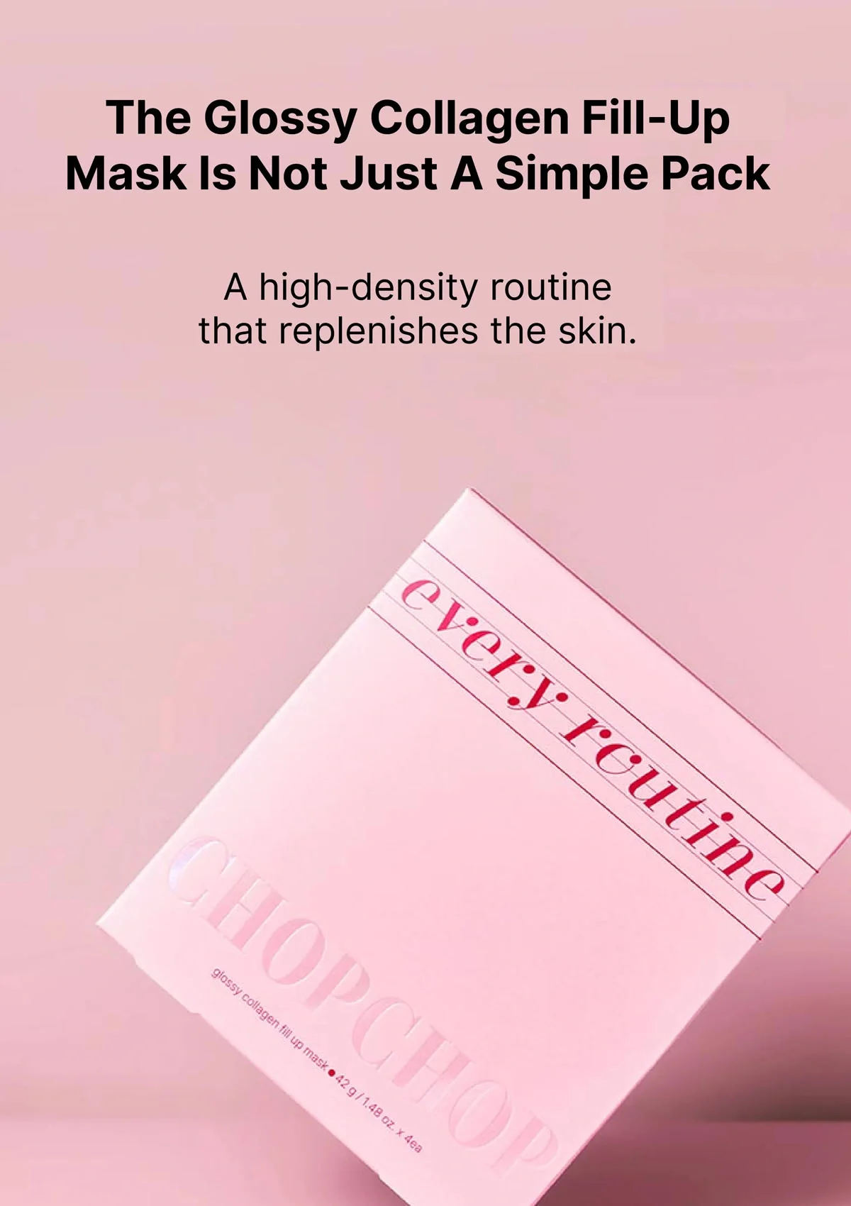 [EVERY ROUTINE] Glossy Collagen Fill-Up Mask (1 Box = 42g x 4 Masks) - Image 20