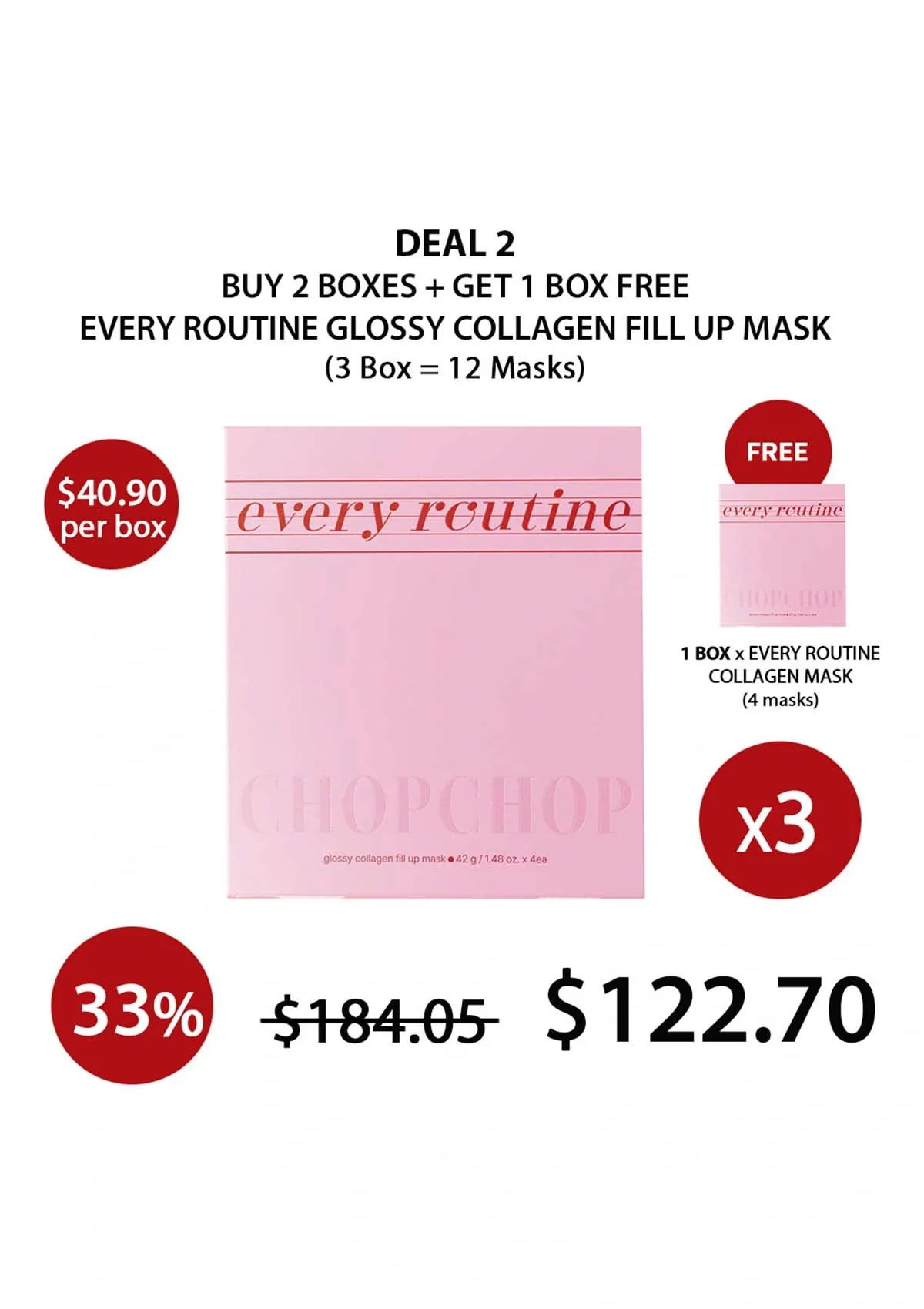 [EVERY ROUTINE] Glossy Collagen Fill-Up Mask (1 Box = 42g x 4 Masks) - Image 24