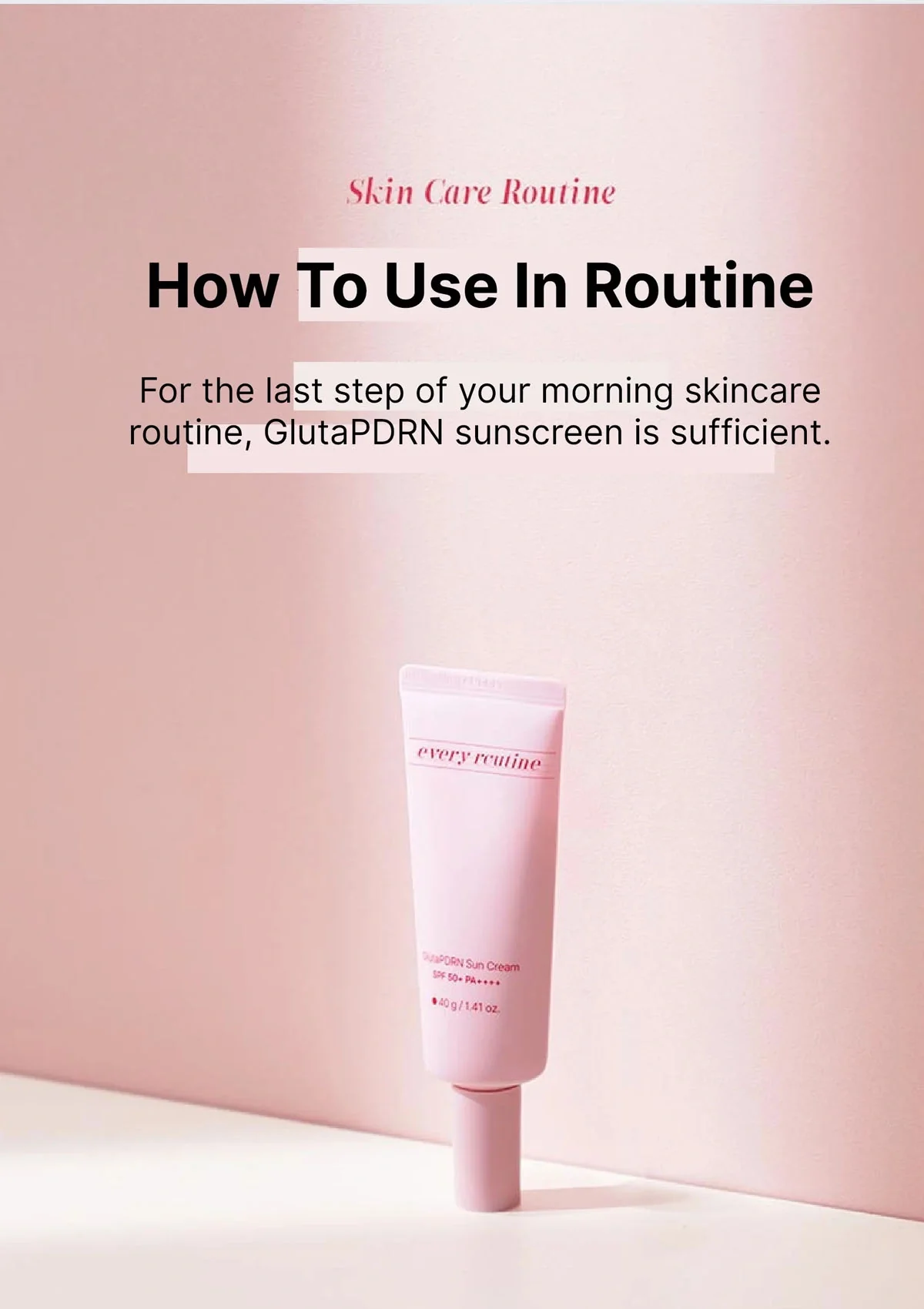 [EVERY ROUTINE] GlutaPDRN Sun Cream SPF 50+ PA++++ 40g - Image 15