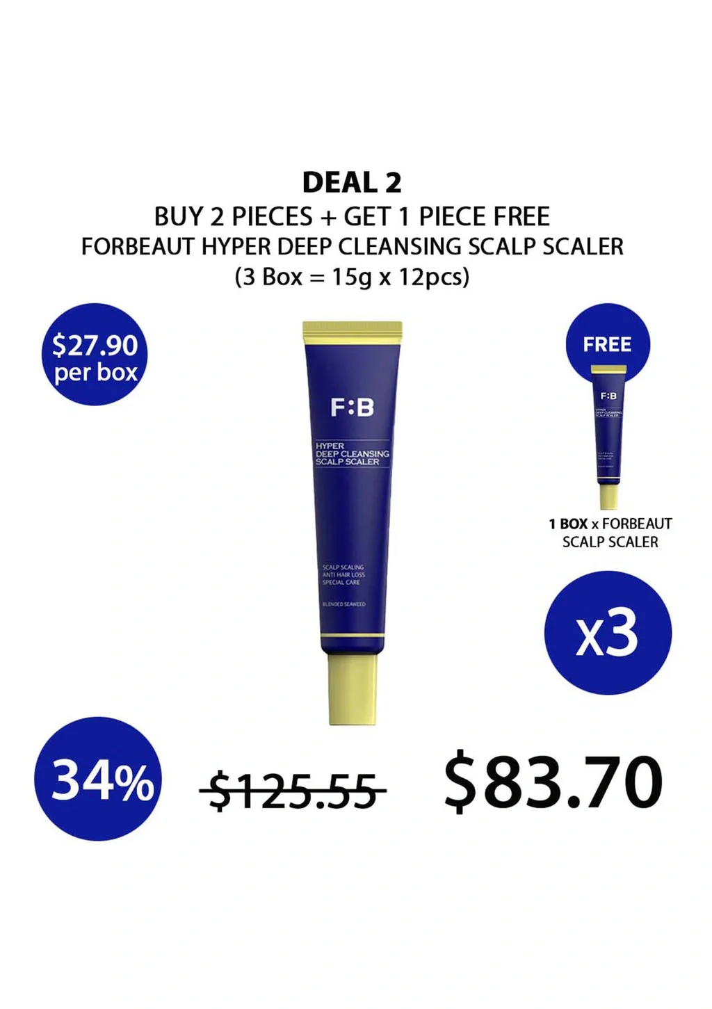 [FORBEAUT] Hyper Deep Cleansing Scalp Scaler (1 Box = 15g x 4pcs) - Image 25