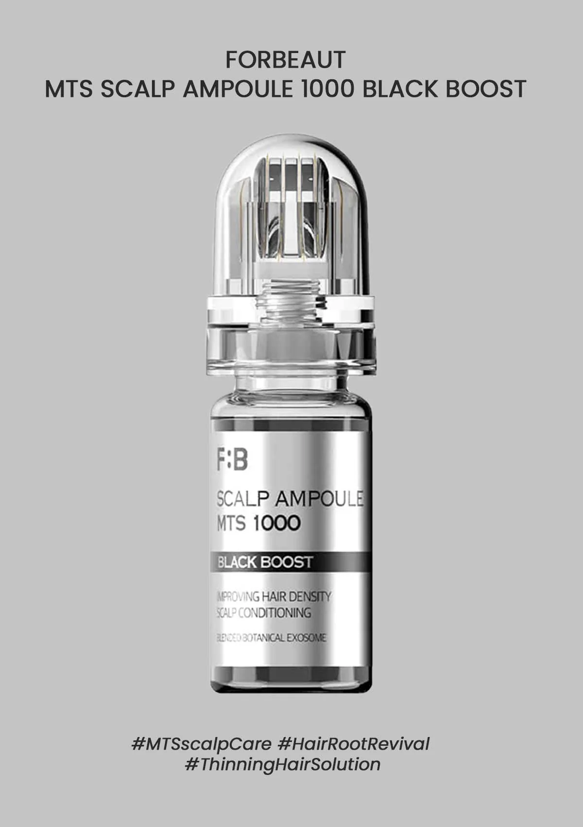 [FORBEAUT] MTS Scalp Ampoule 1000 Black Boost (10ml)