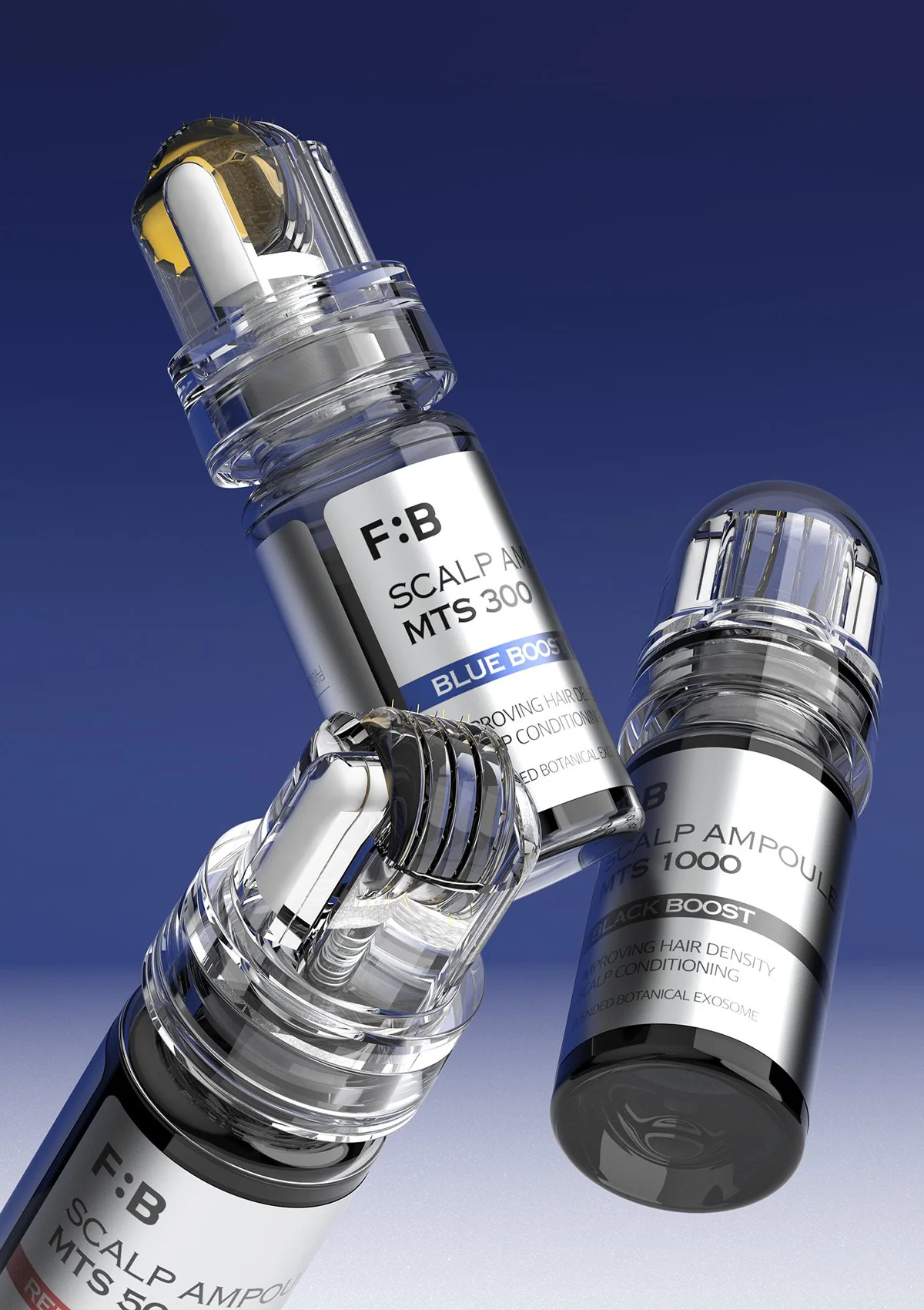 [FORBEAUT] MTS Scalp Ampoule 1000 Black Boost (10ml) - Image 3