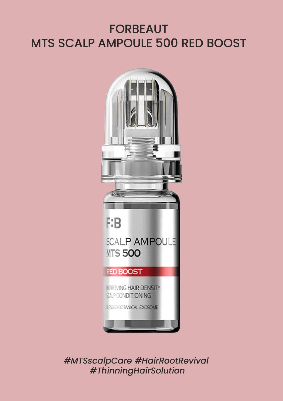 [FORBEAUT] MTS Scalp Ampoule 500 Red Boost (10ml)