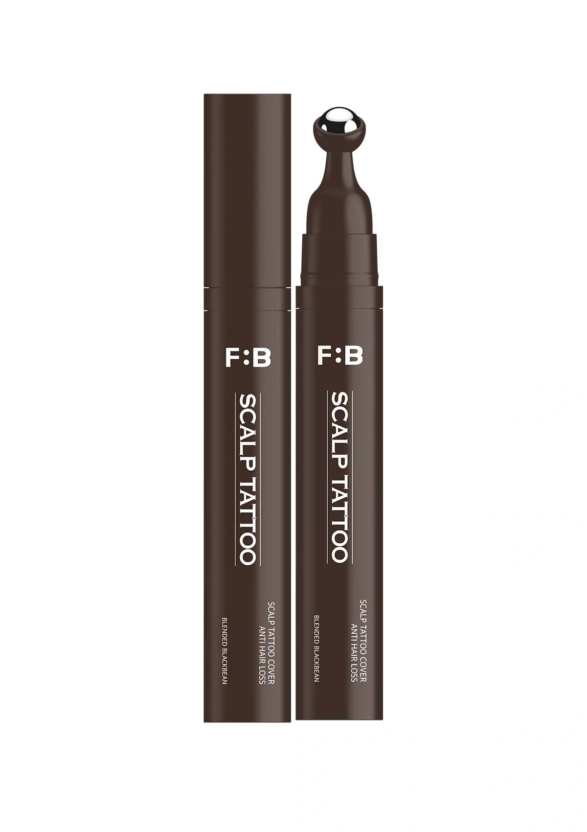 [FORBEAUT] Scalp Tattoo Black & Brown | Dandruff Scalp Brush | Hyper Deep Cleansing Scalp Scaler | Sleek Wax - Image 7