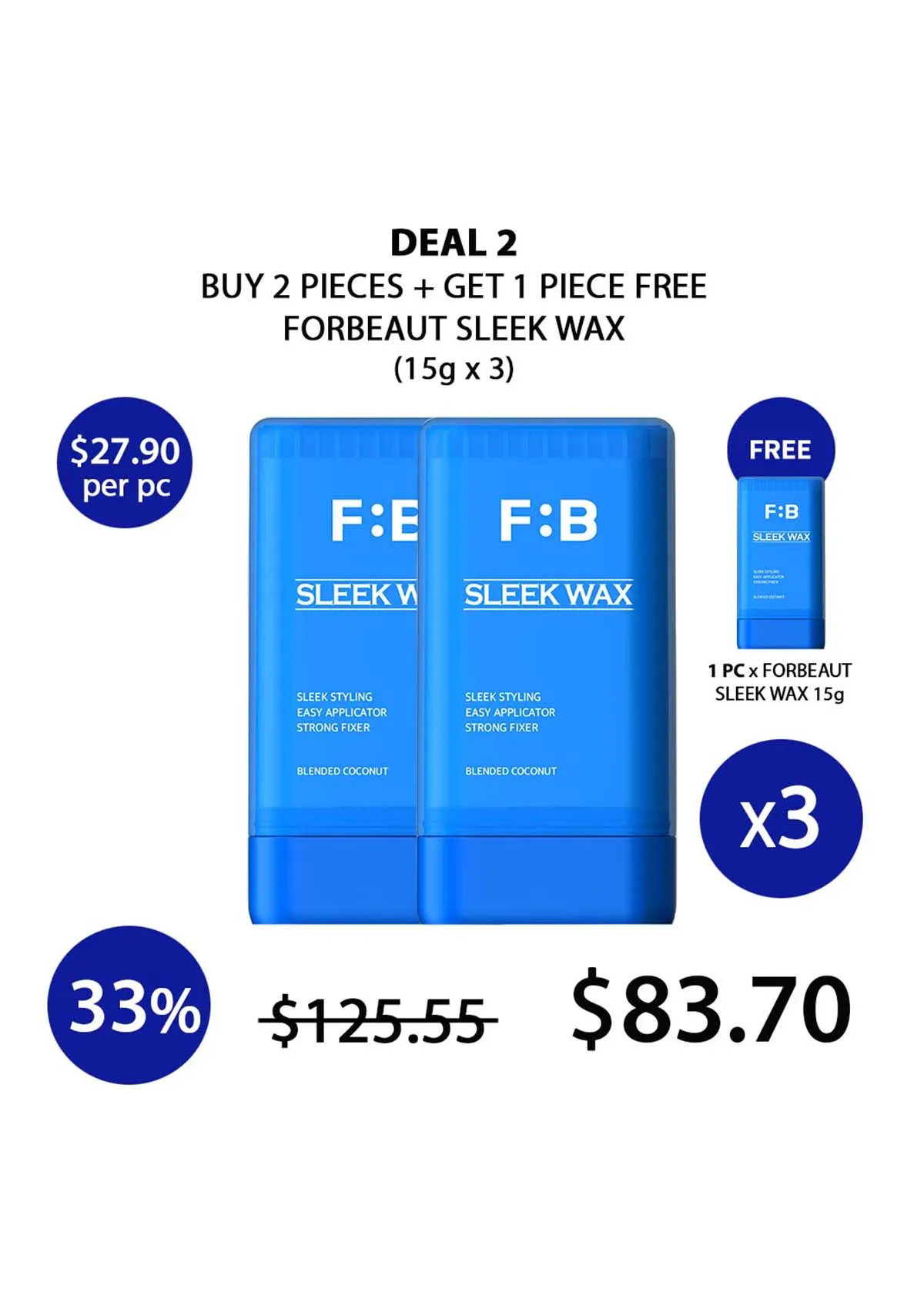 [FORBEAUT] Sleek Wax 15g - Image 23