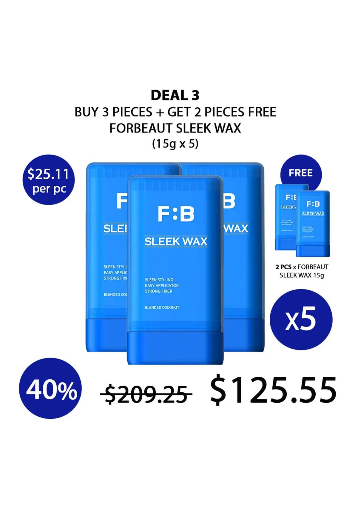 [FORBEAUT] Sleek Wax 15g - Image 24