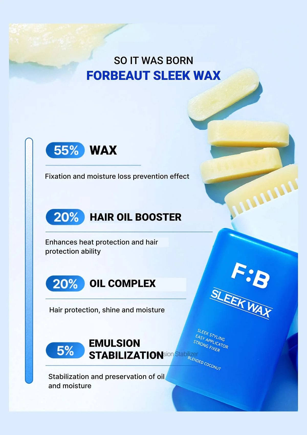 [FORBEAUT] Sleek Wax 15g - Image 5