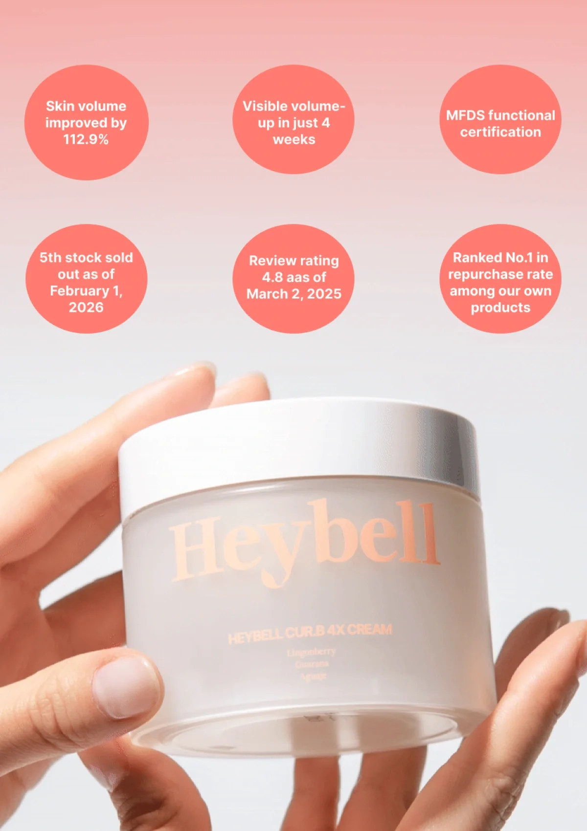 [HEYBELL] Cur.B 4X Breast Cream 100ml - Image 25