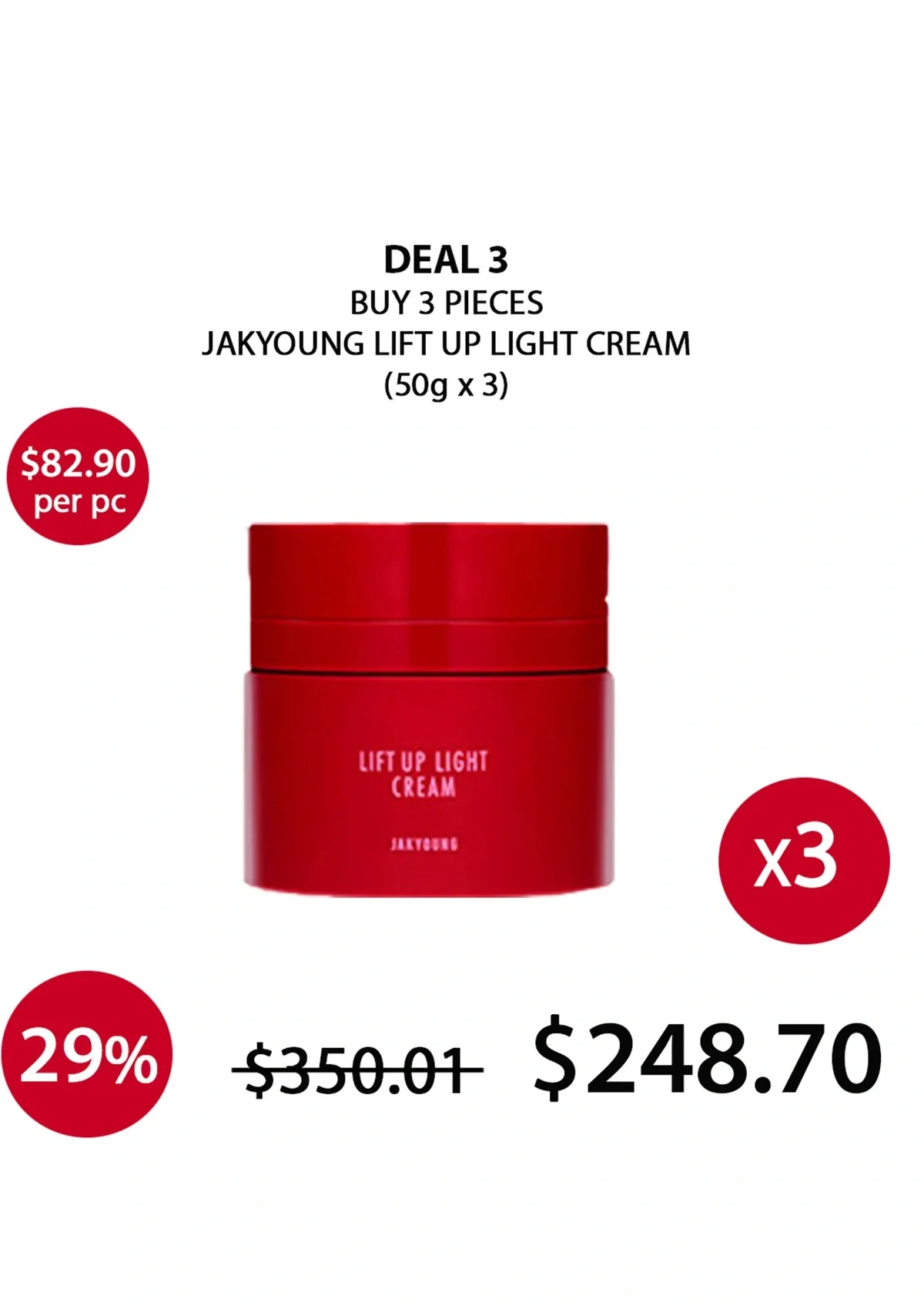 [JAKYOUNG] Lift Up Light Cream 50g - Image 23