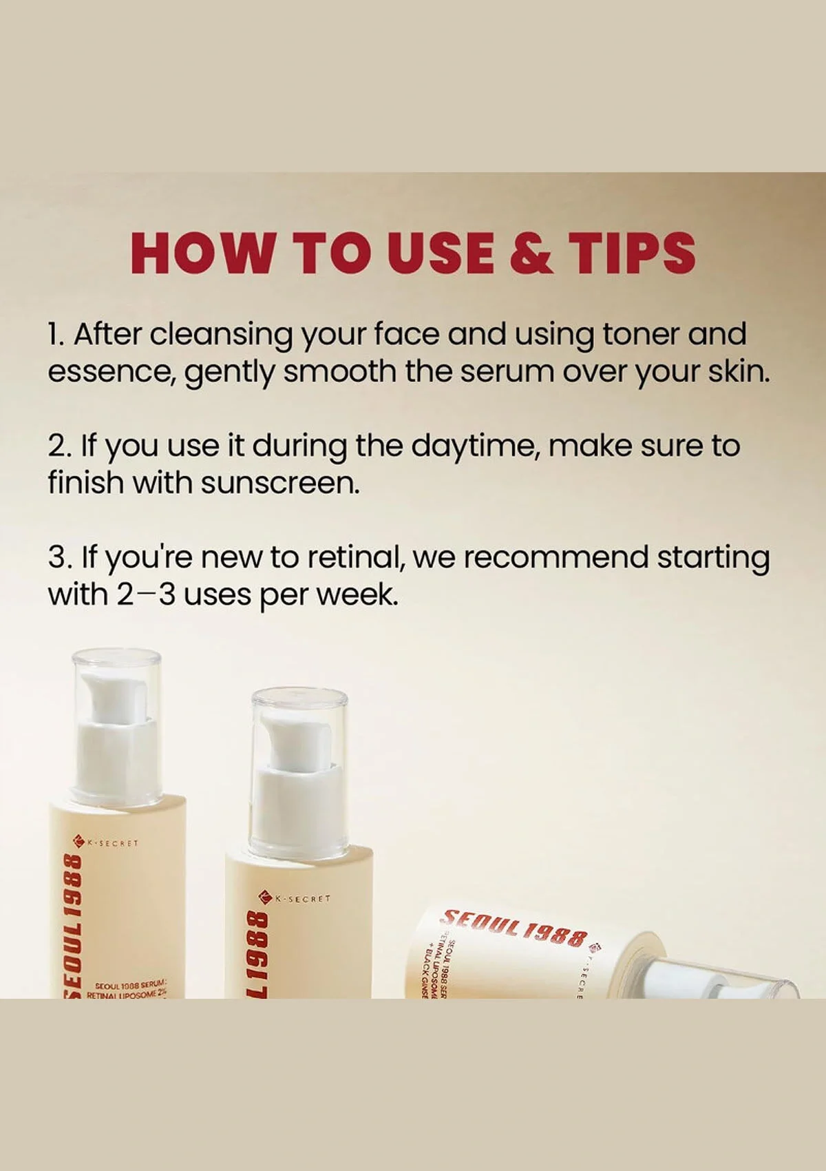 [K-SECRET] Retinal Liposome 2% + Black Ginseng 30ml - Image 6