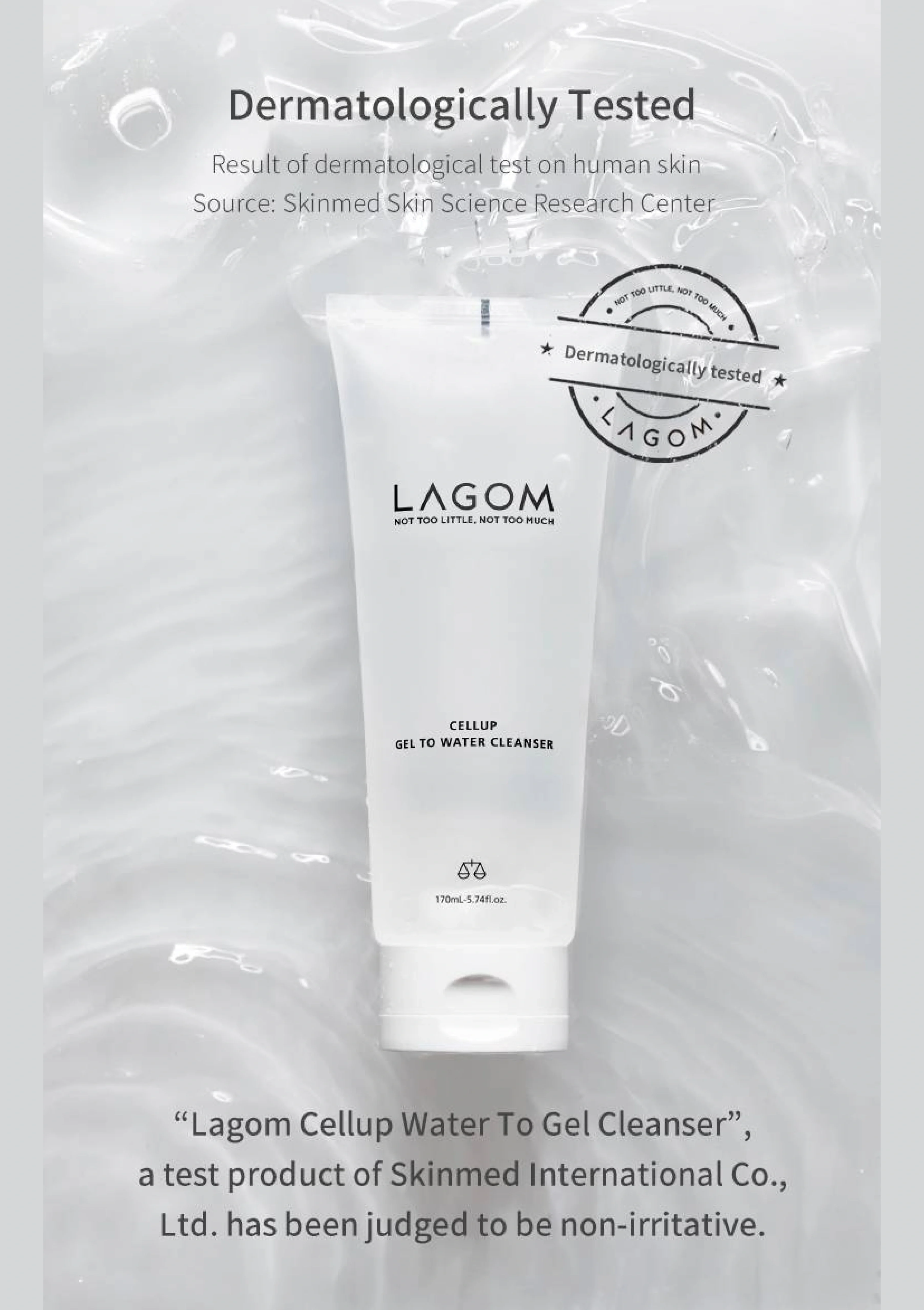 [LAGOM] Cellup Gel To Water Cleanser 170ml - Image 14
