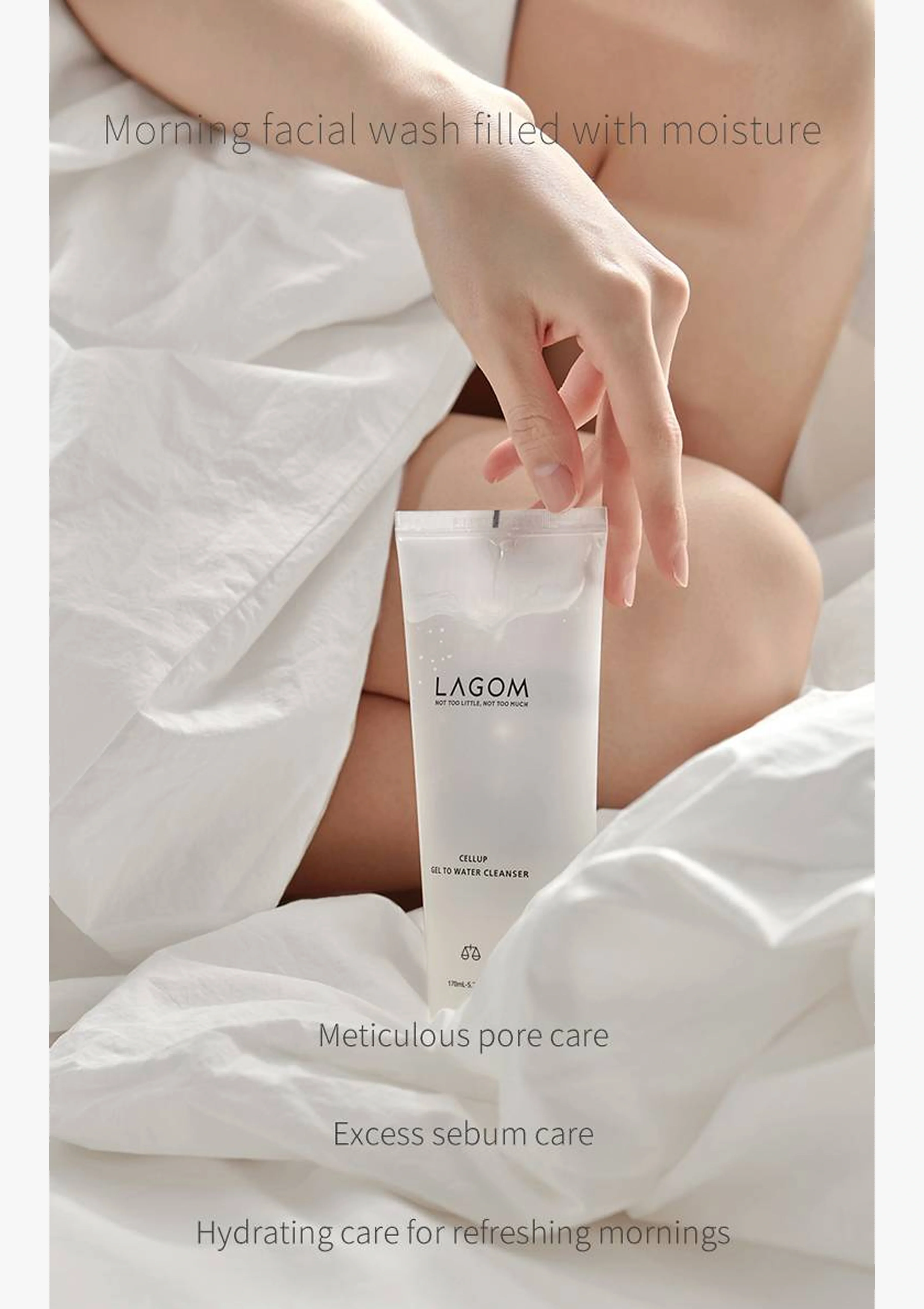 [LAGOM] Cellup Gel To Water Cleanser 170ml - Image 9