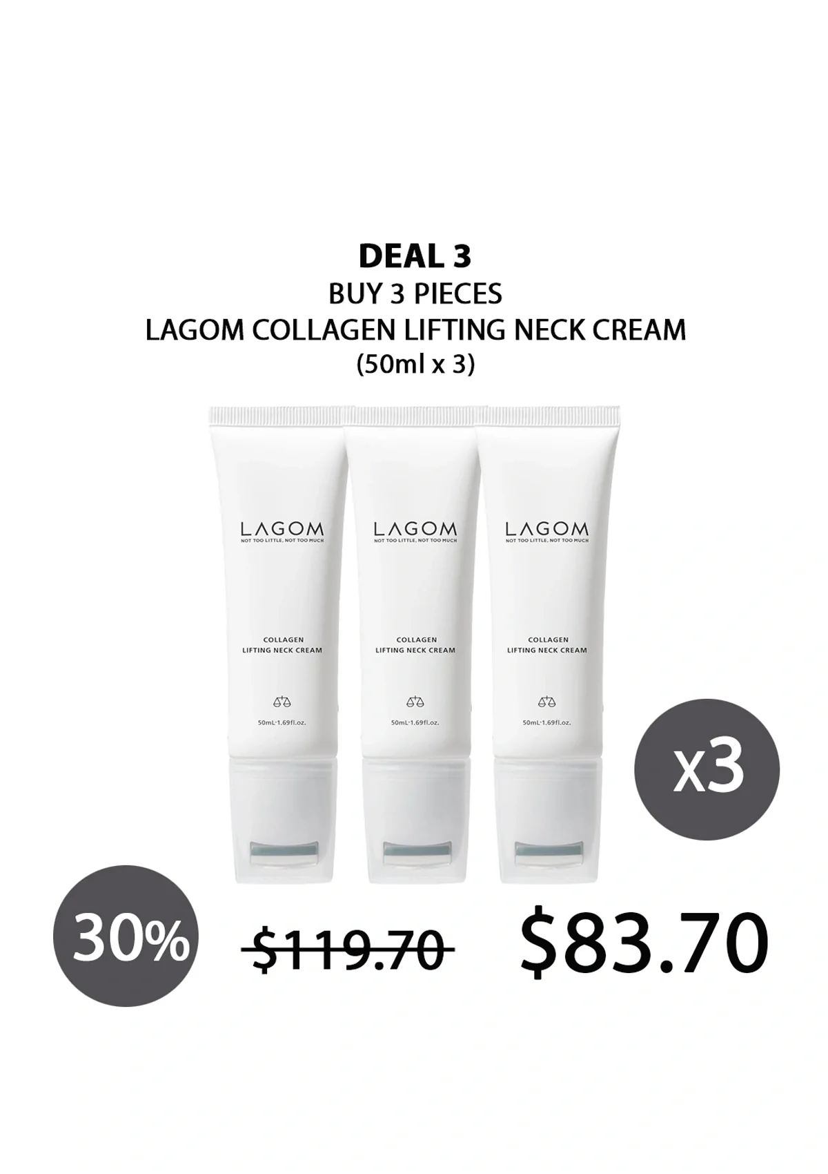 [LAGOM] Collagen Lifting Neck Cream 50ml - Image 19