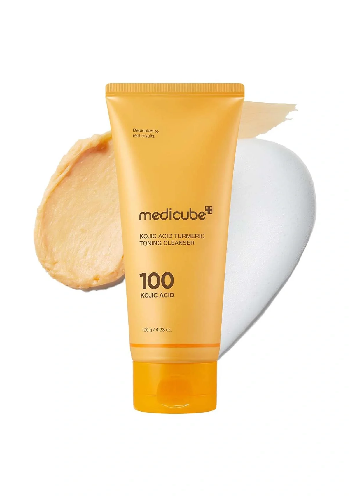 [MEDICUBE] Kojic Acid Turmeric Toning Cleanser 120g - Image 8
