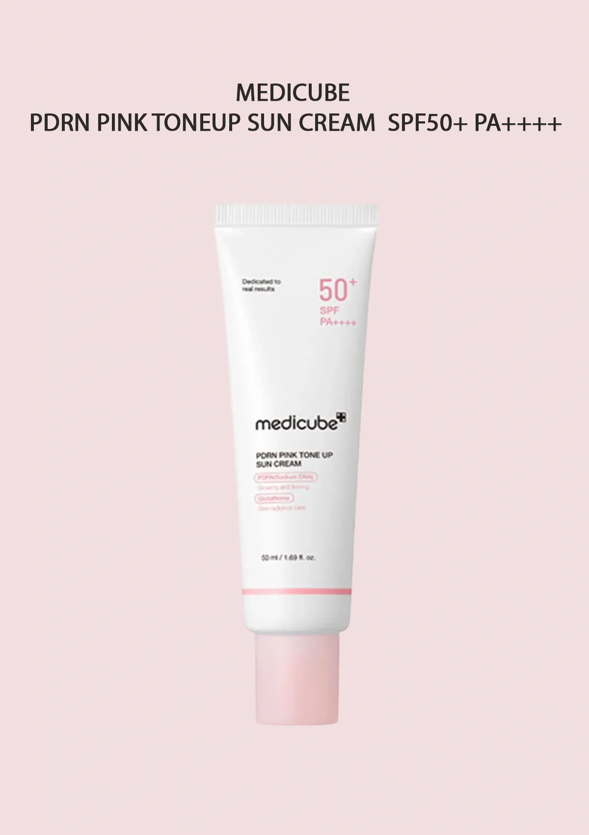 [MEDICUBE] PDRN Pink Toner Sun Cream SPF50+ PA++++