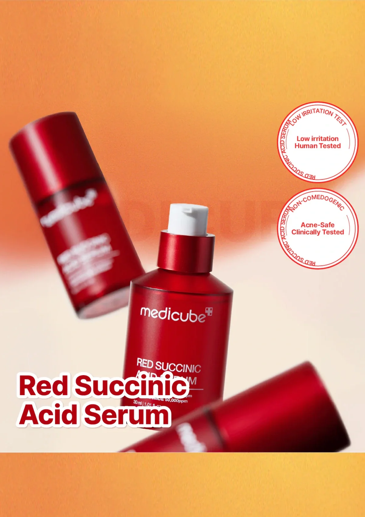 [MEDICUBE] Red Succinic Acid Serum 30ml - Image 5