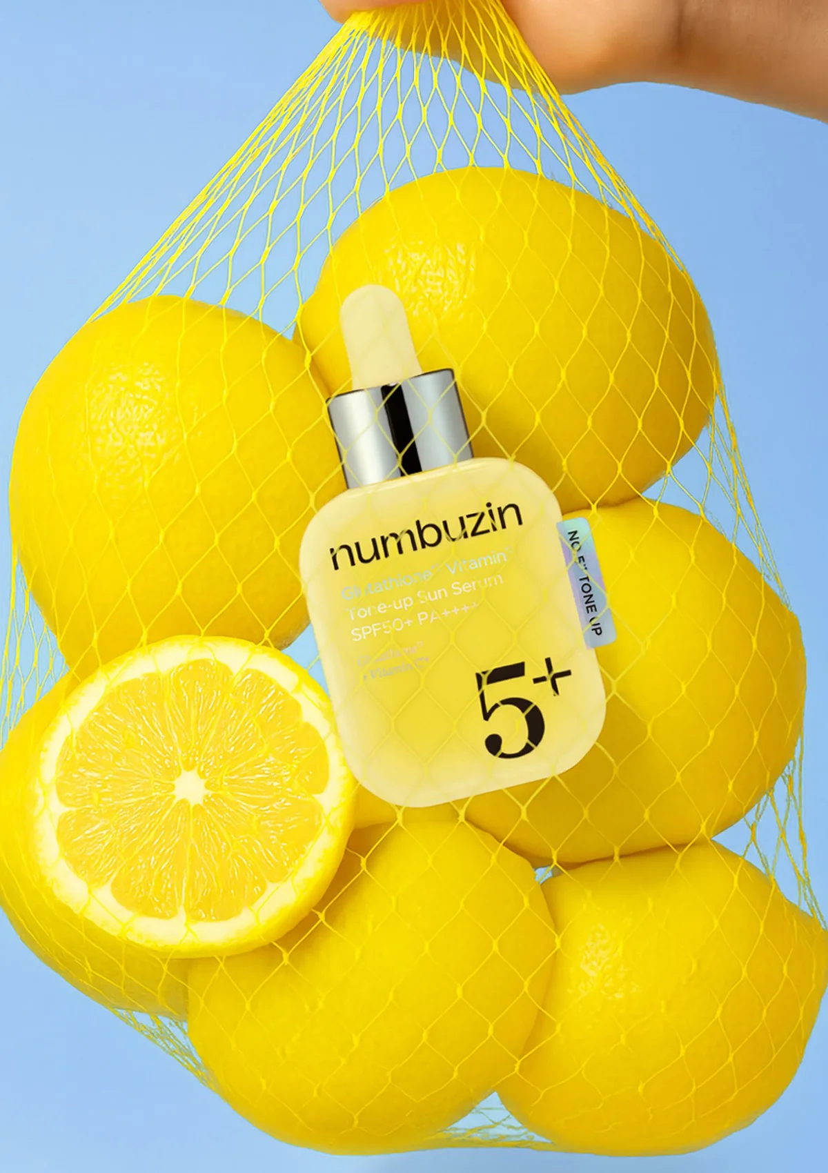 [NUMBUZIN] No.5+ Glutathione Vitamin Tone-Up Sun Serum SPF50+ PA++++ 30ml - Image 3