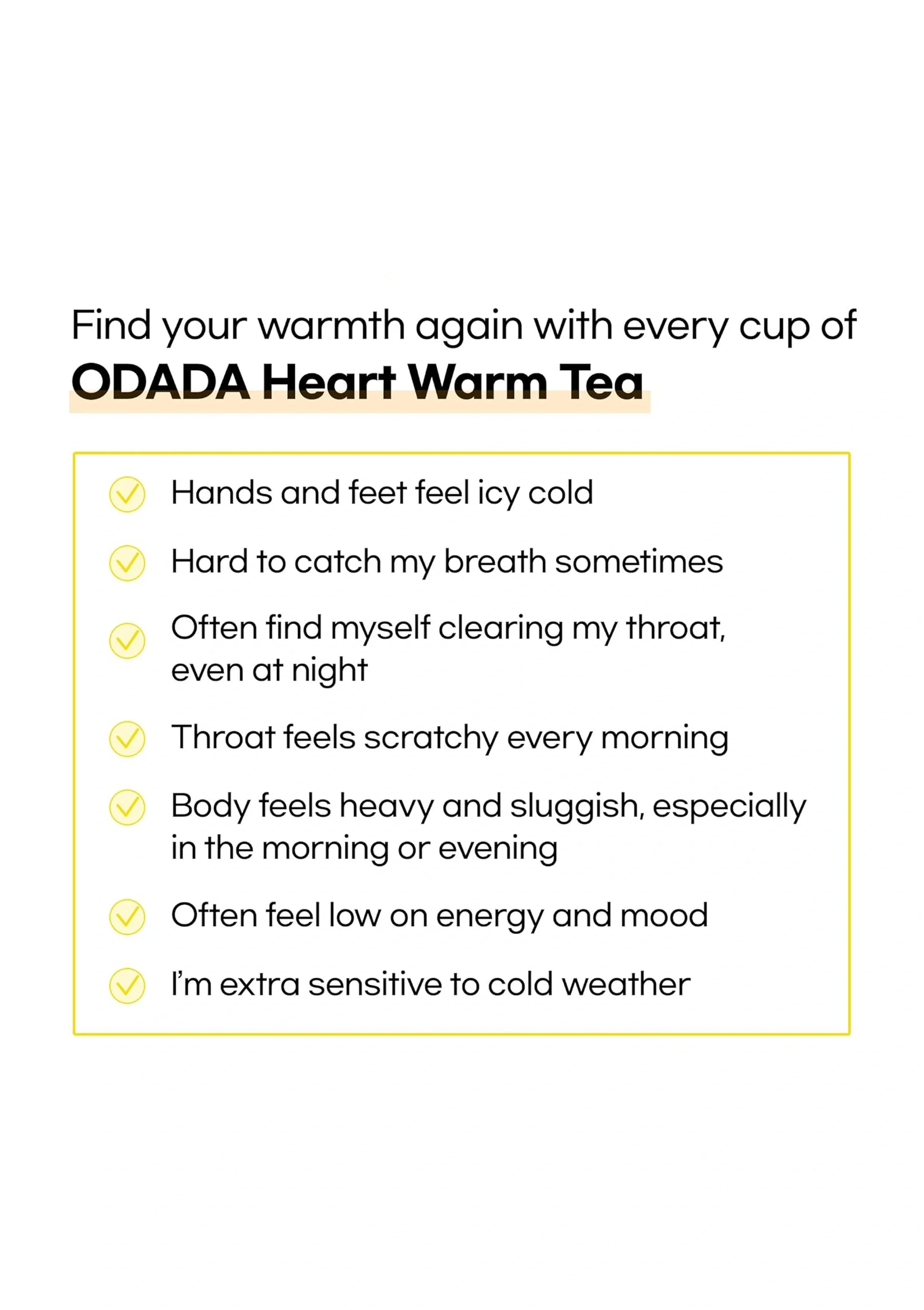 [ODADA] Heart Warm Tea (1 Pack = 2g x 24 Tea Bags) - Image 6