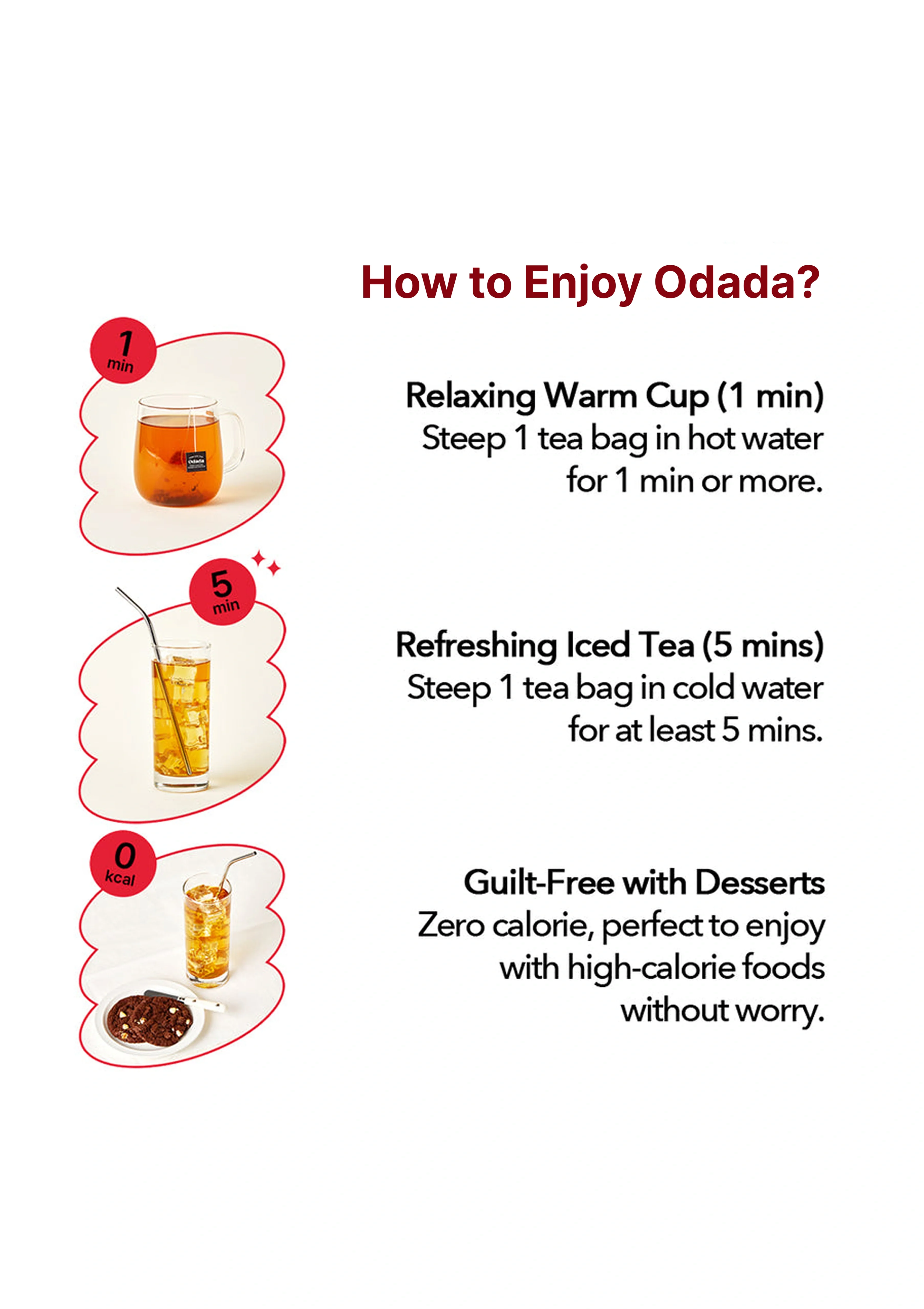 [ODADA] Sugar Cutfee Tea (1 Pack = 3g x 24 Tea Bags) - Image 13