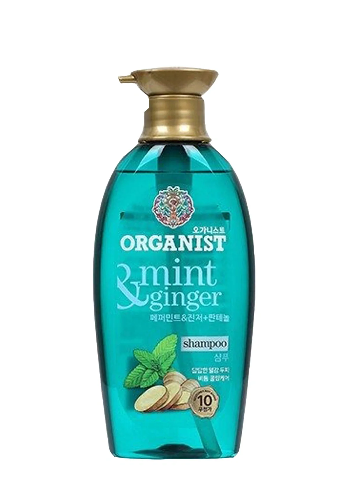 [ORGANIST] Peppermint & Ginger Cooling Care Shampoo 500ml - Image 2