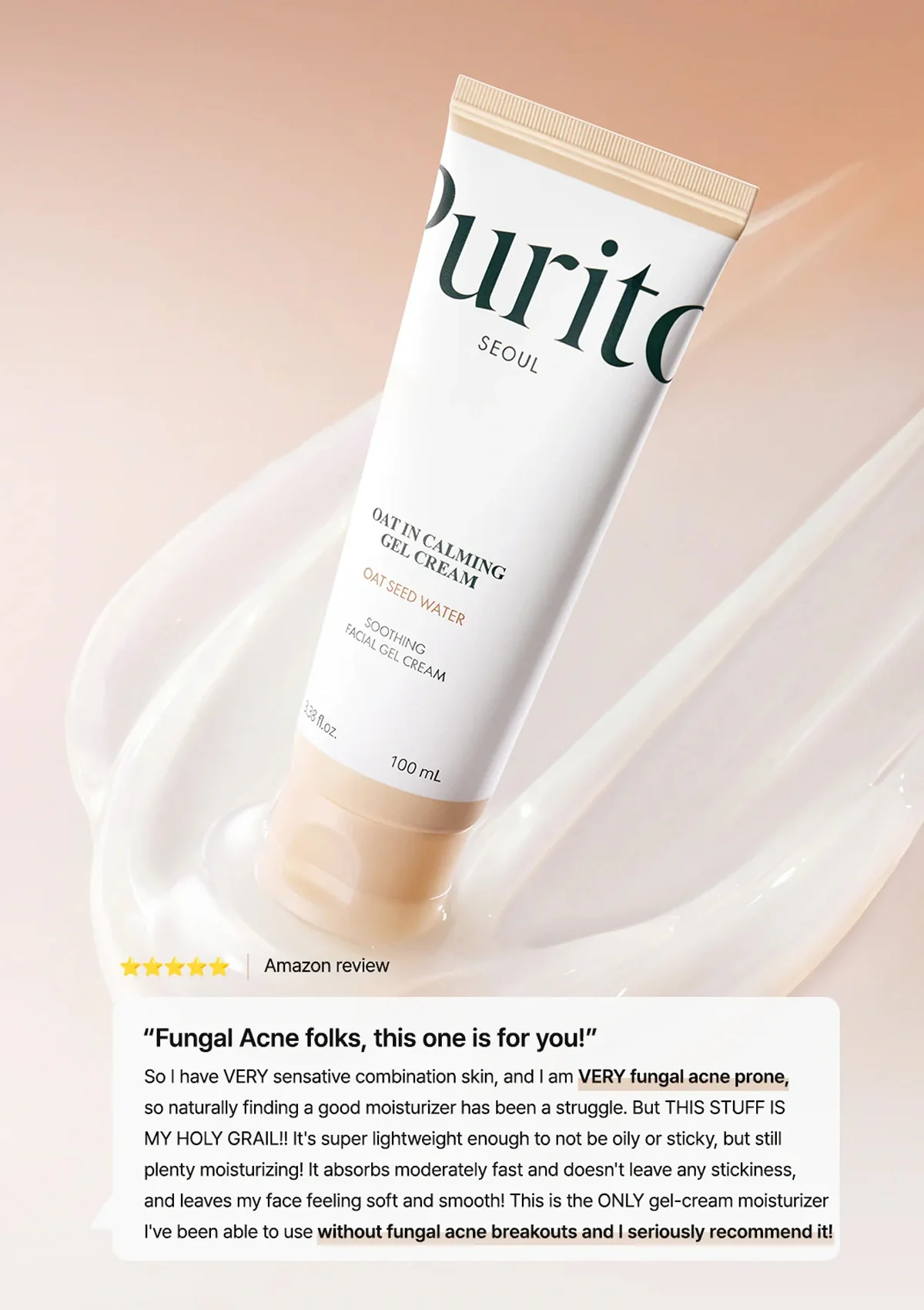[PURITO SEOUL] Oat In Calming Gel Cream 100ml - Image 6